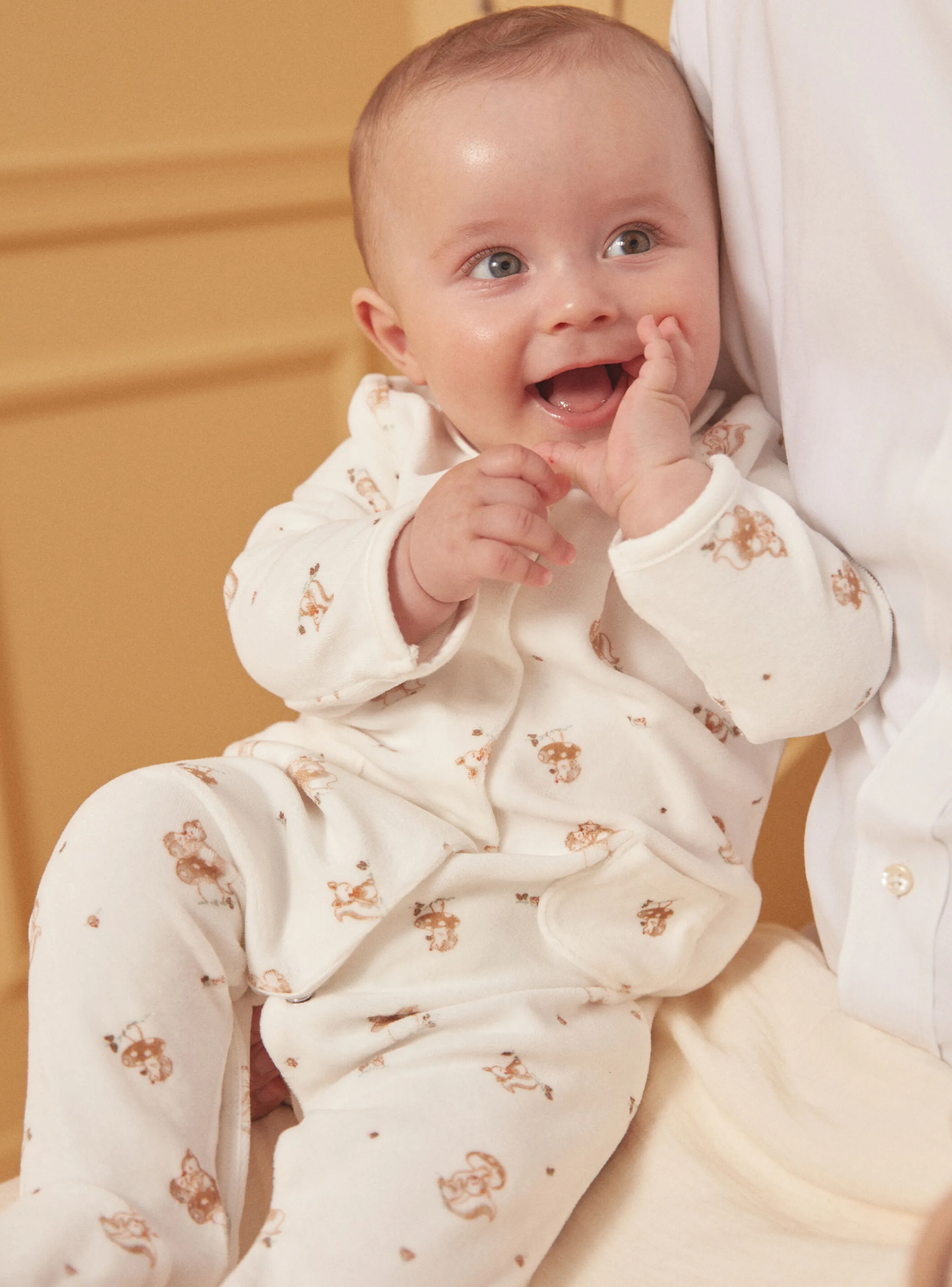 Online Sergent Major Off white BABYGROW