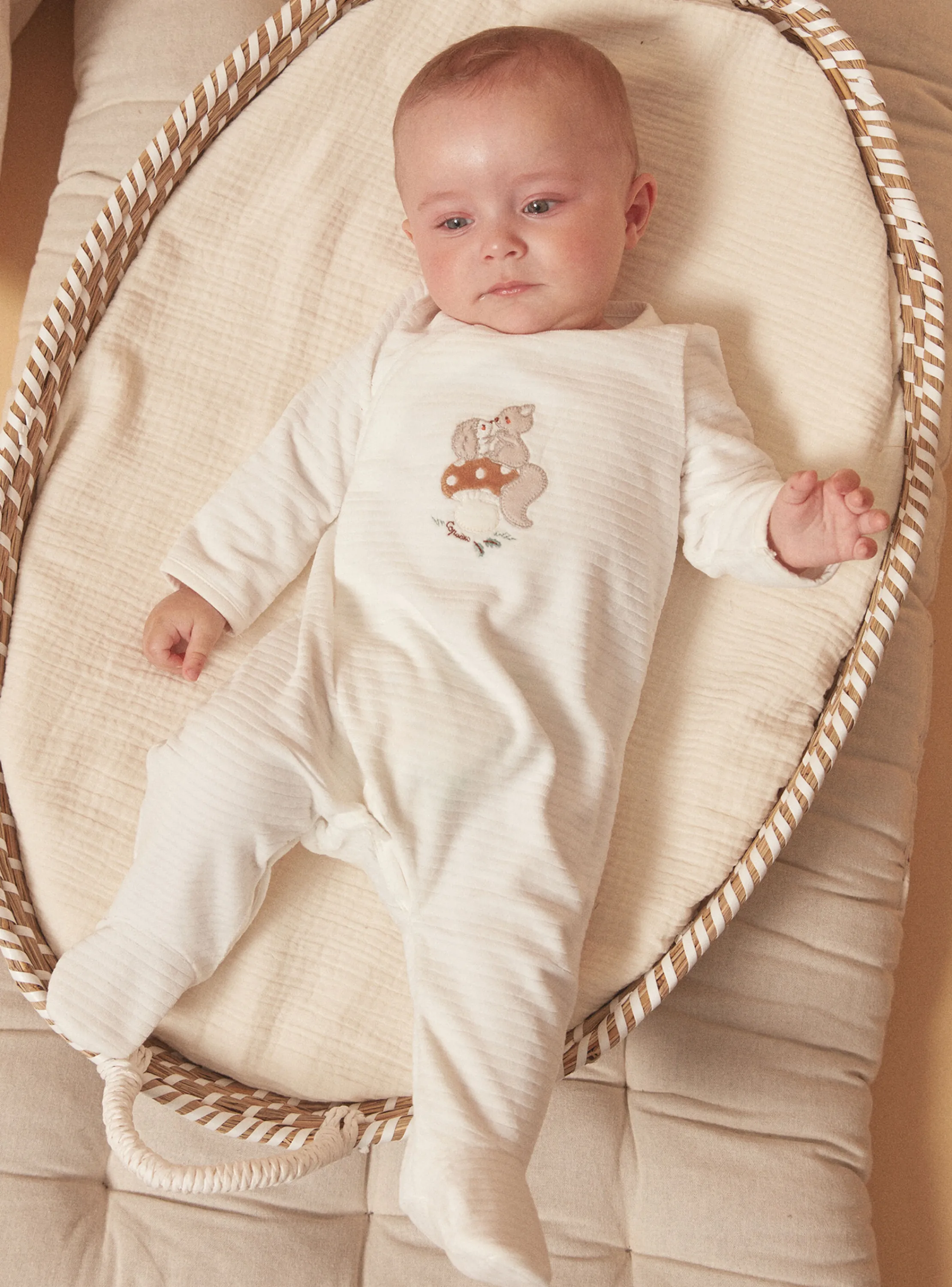 Discount Sergent Major Off white BABYGROW