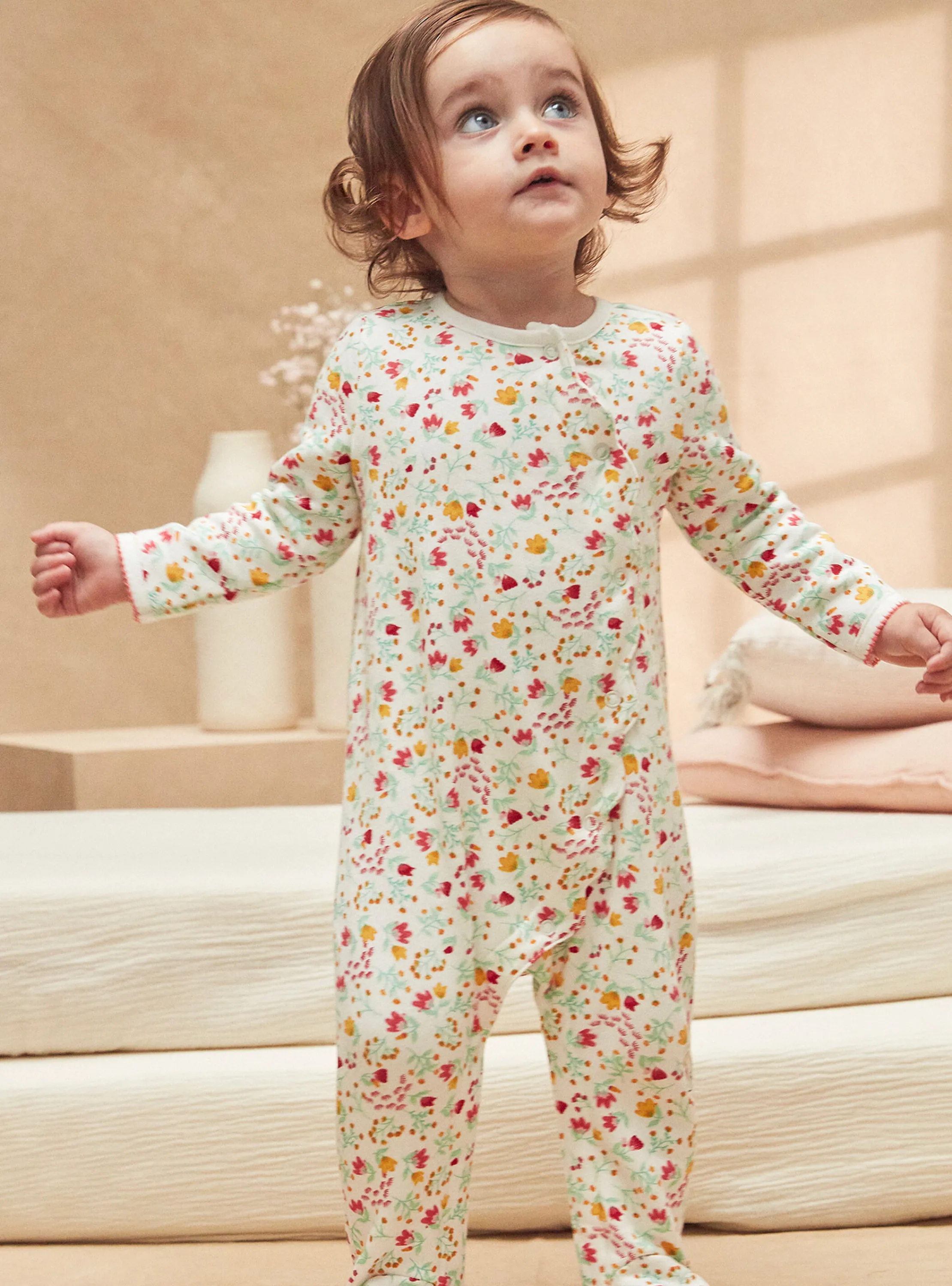 Shop Sergent Major Off white BABYGROW