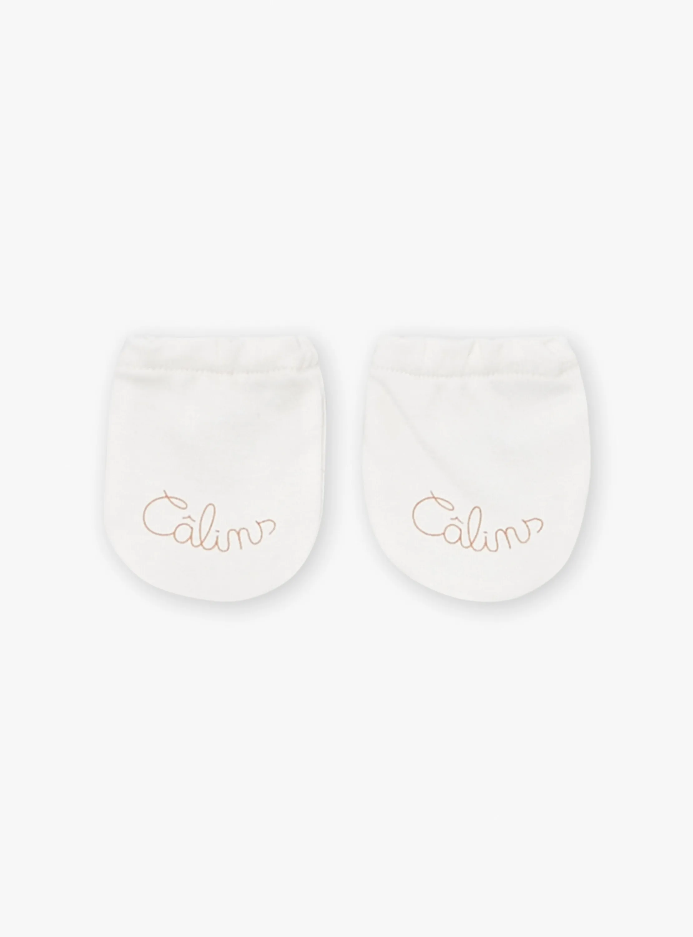 Best Sergent Major Off white NEWBORN MITTENS