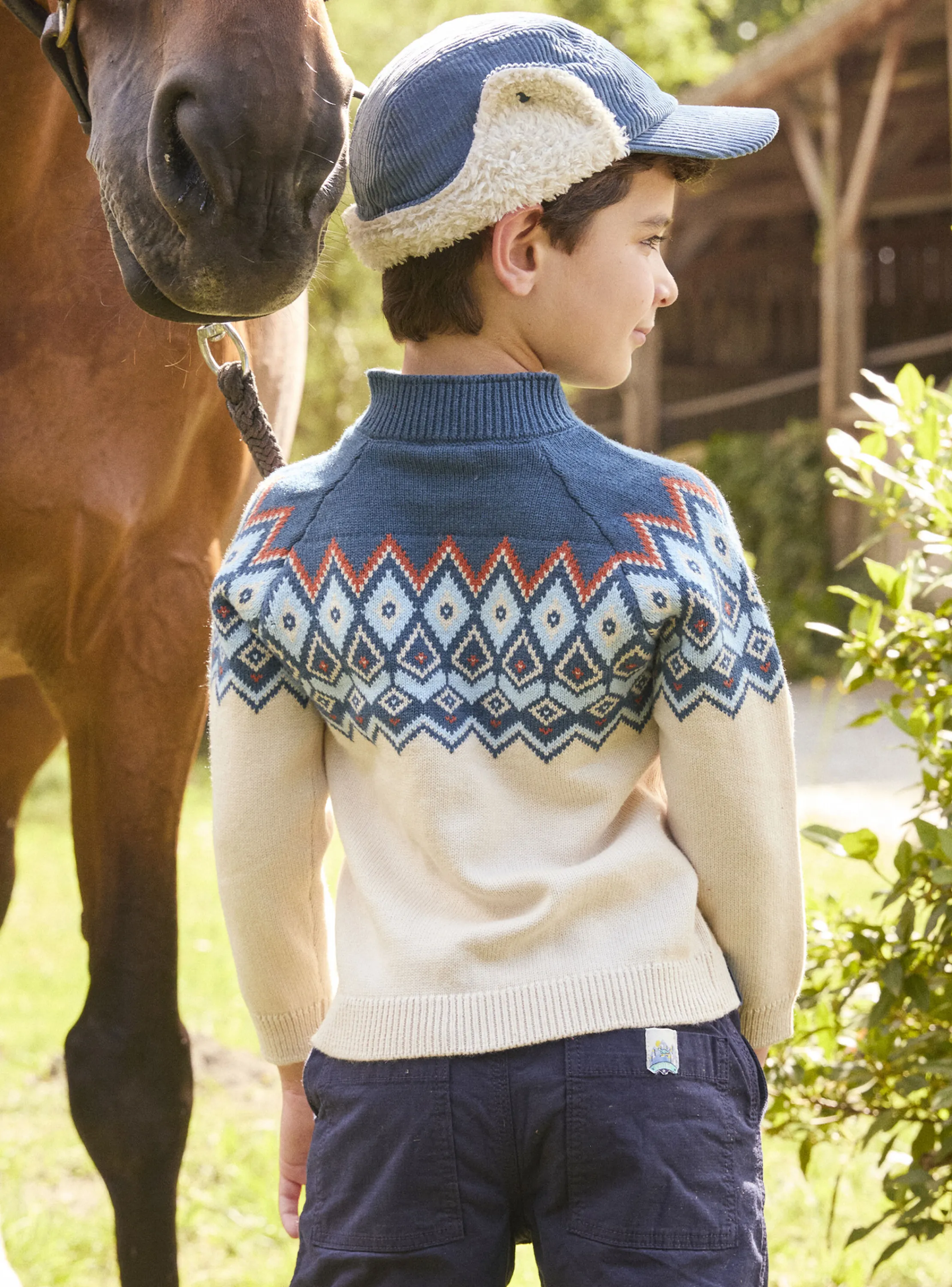 Shop Sergent Major Off white PULLOVER