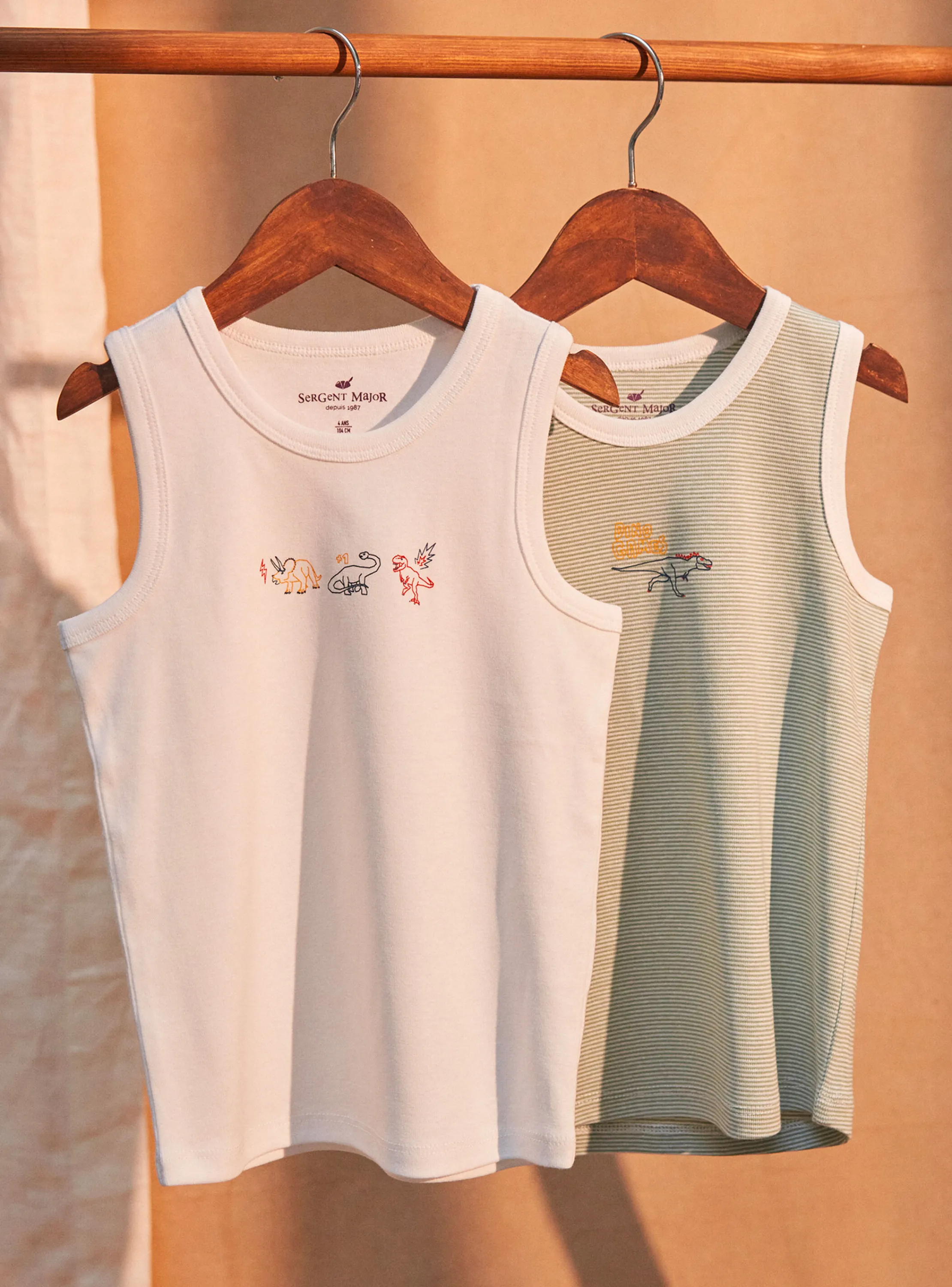 Discount Sergent Major Off white TANK TOP