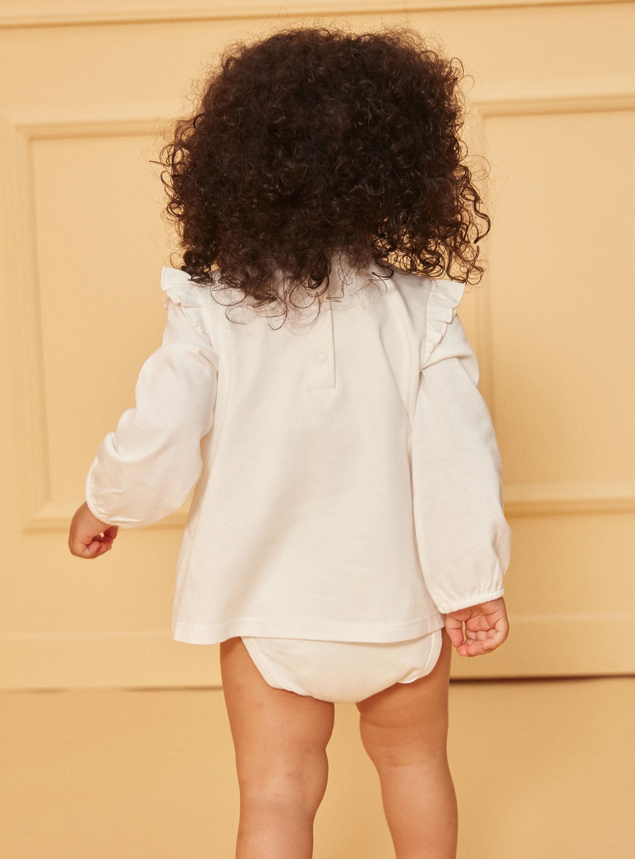 Sale Sergent Major Off-white body blouse with ruffles