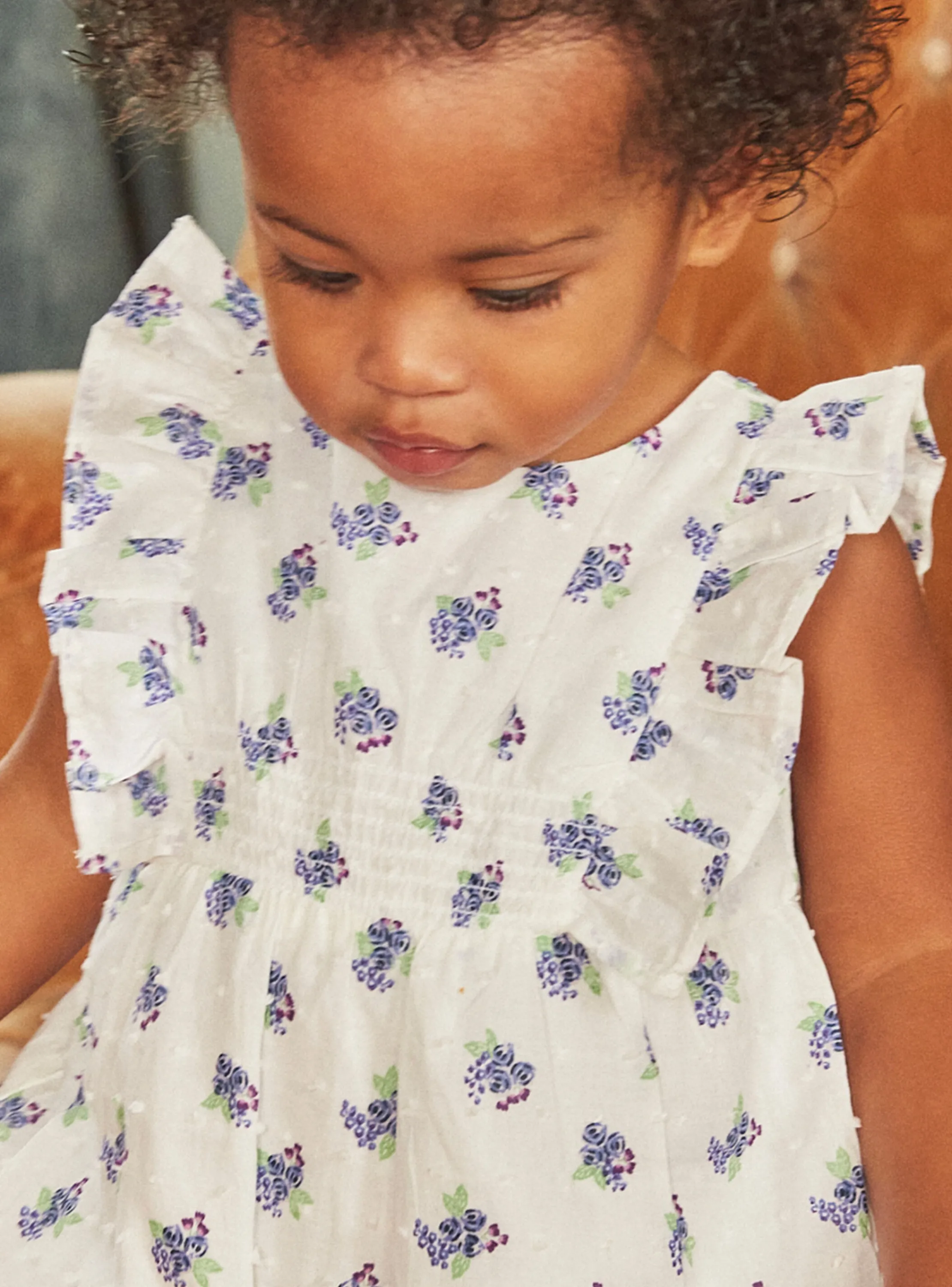 Discount Sergent Major Off-white floral rompers