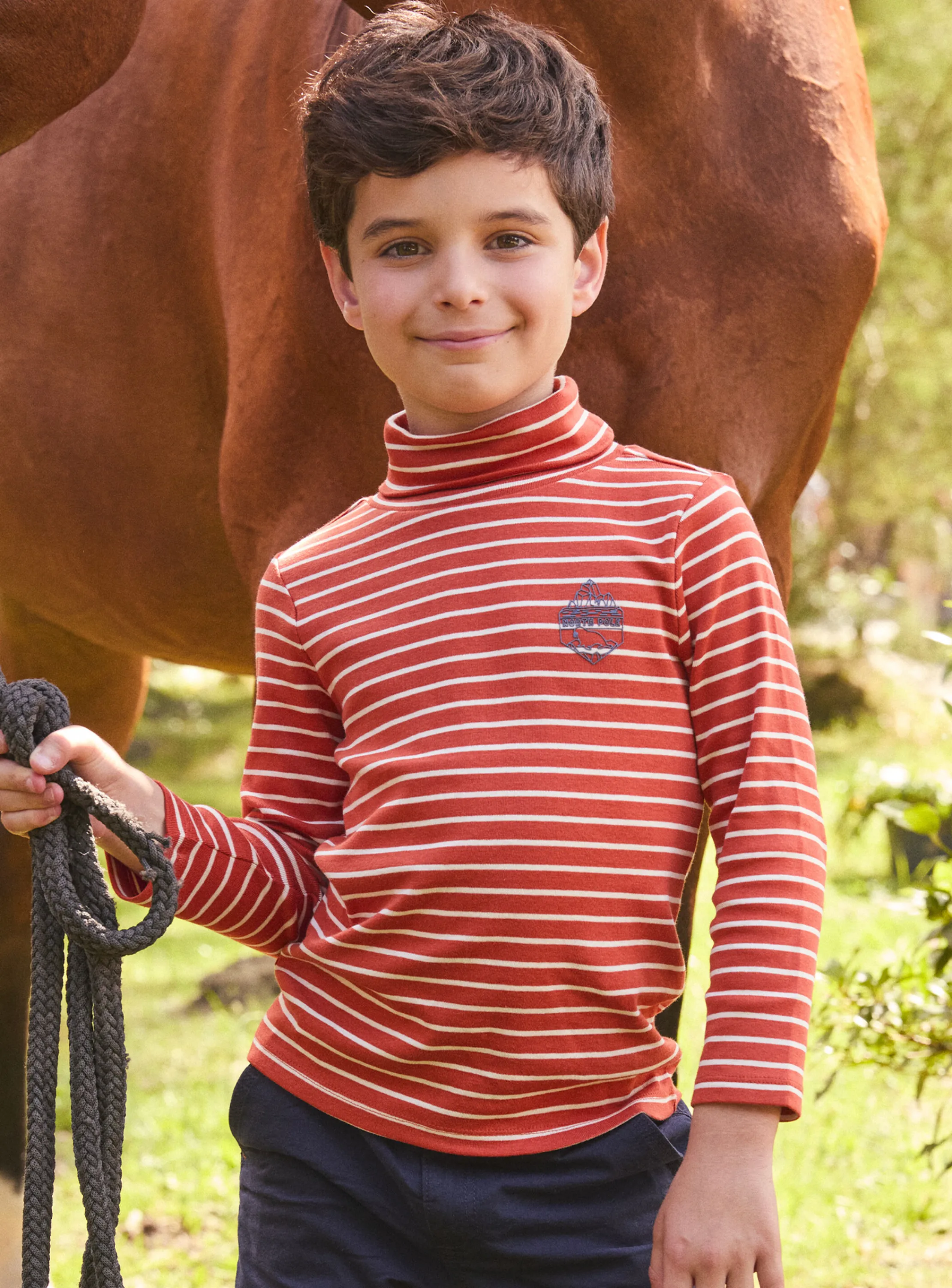 Online Sergent Major Orange TURTLE NECK