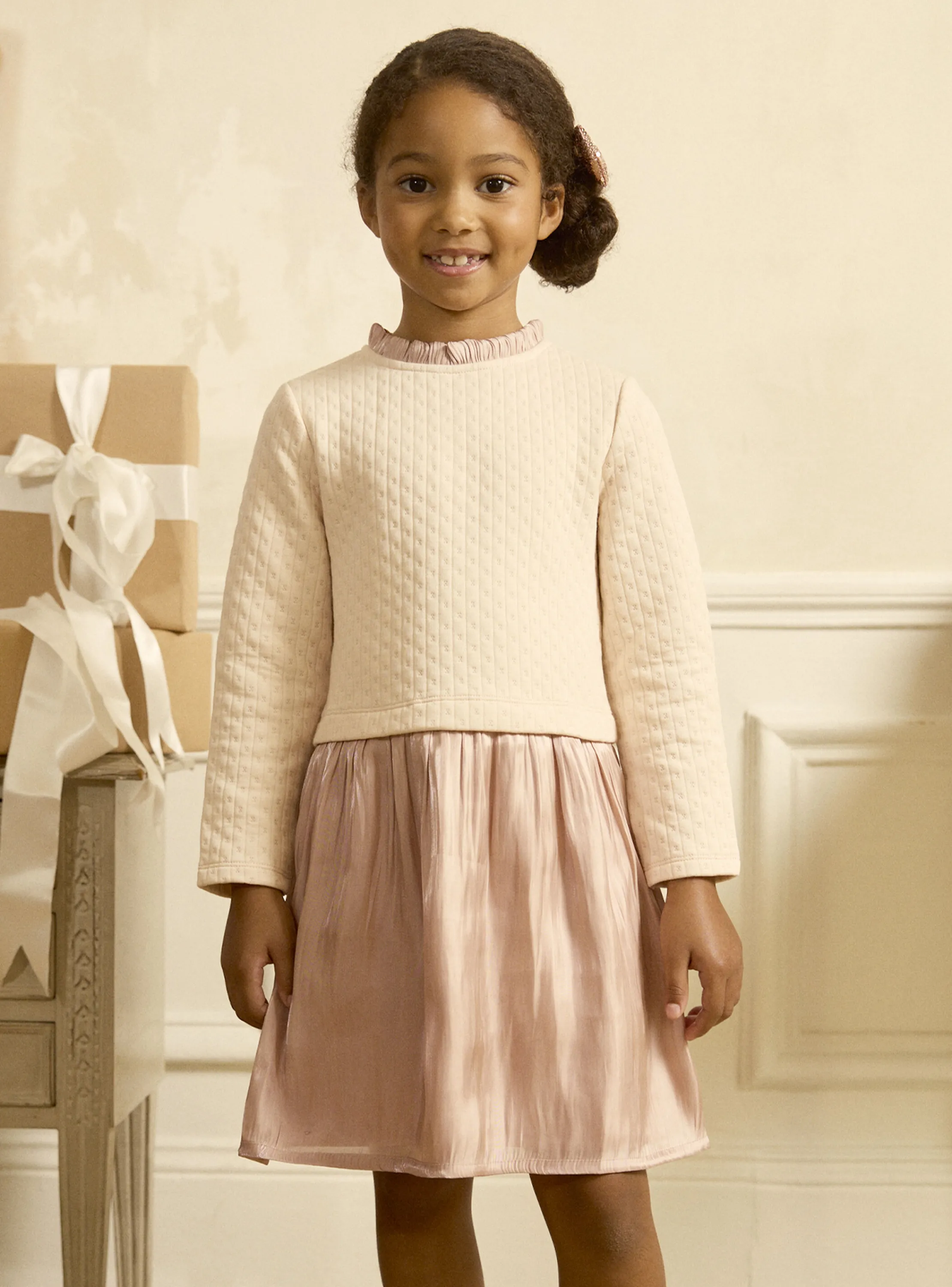 Store Sergent Major Pale rose DRESS