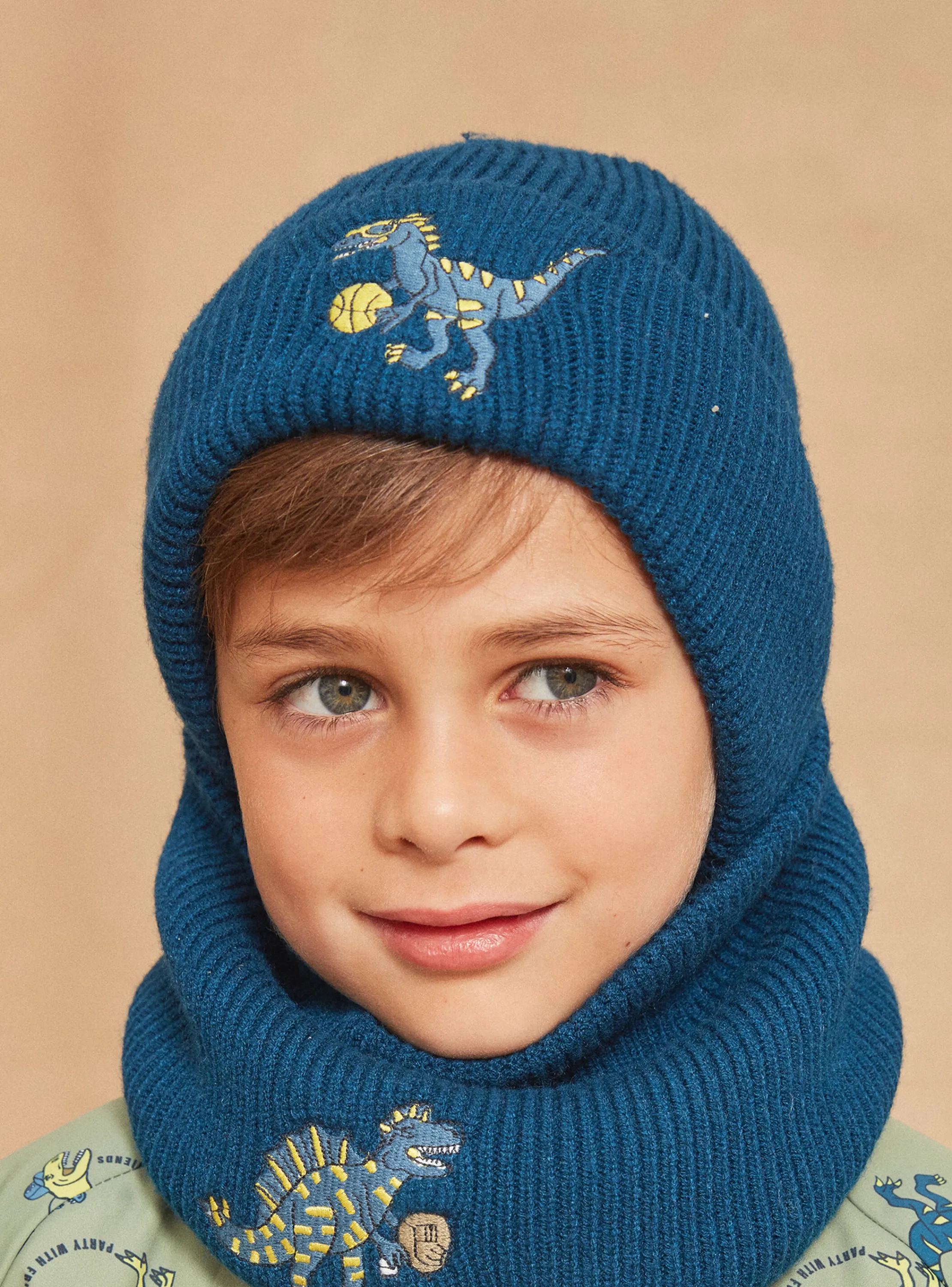 Fashion Sergent Major Petrol blue knitted hat