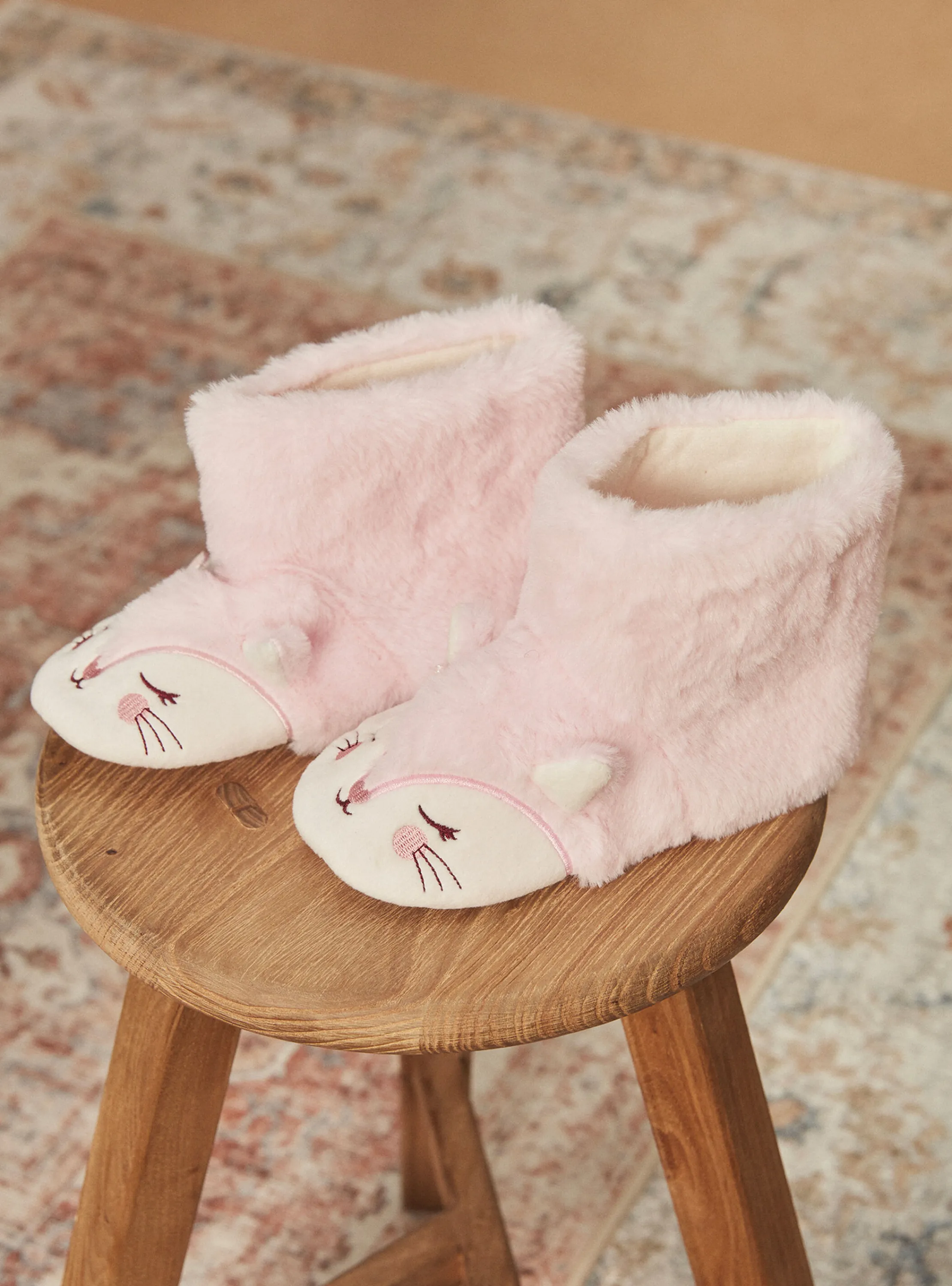Online Sergent Major Pink 3D rabbit slippers