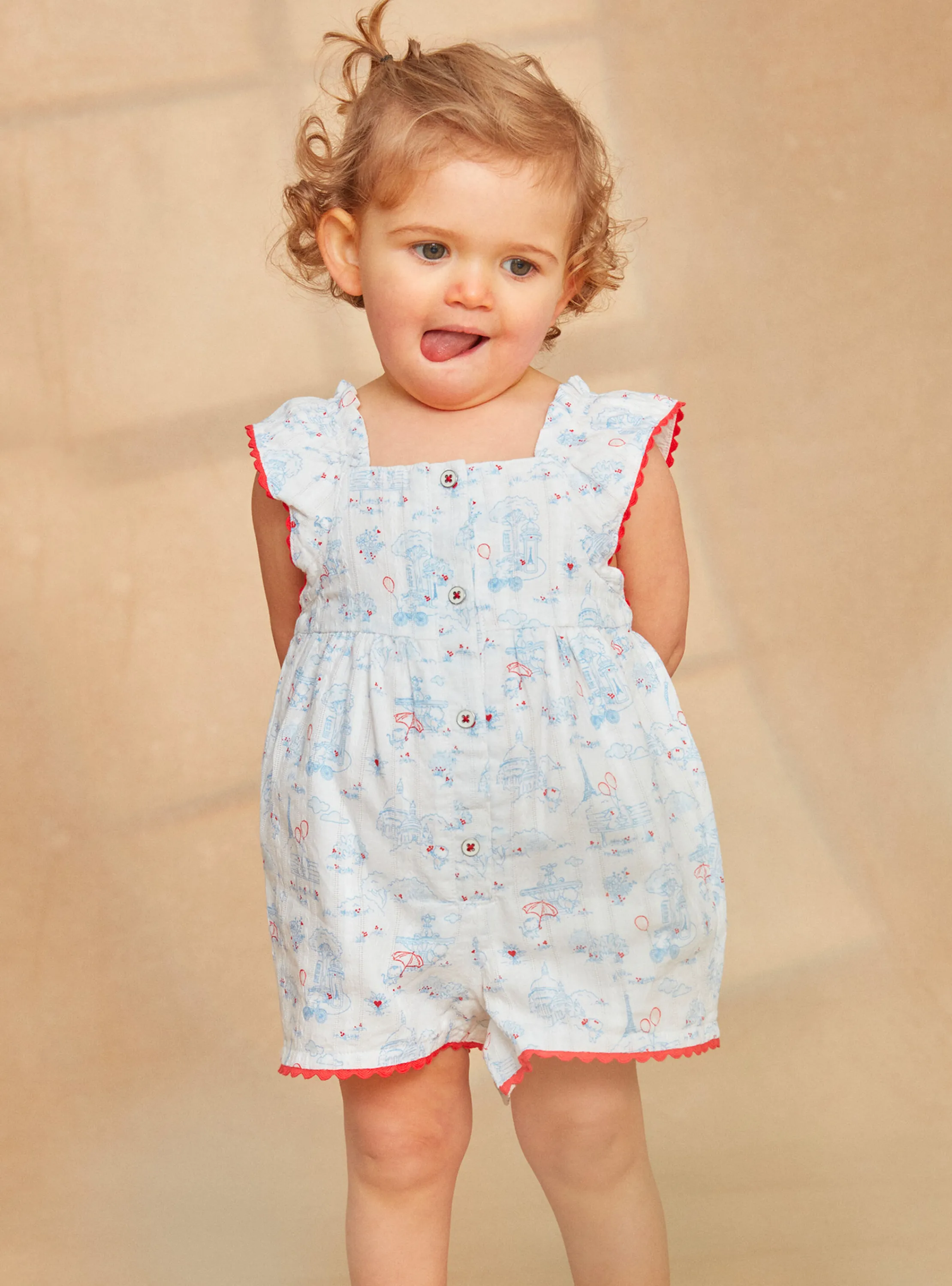 Store Sergent Major Printed playsuit
