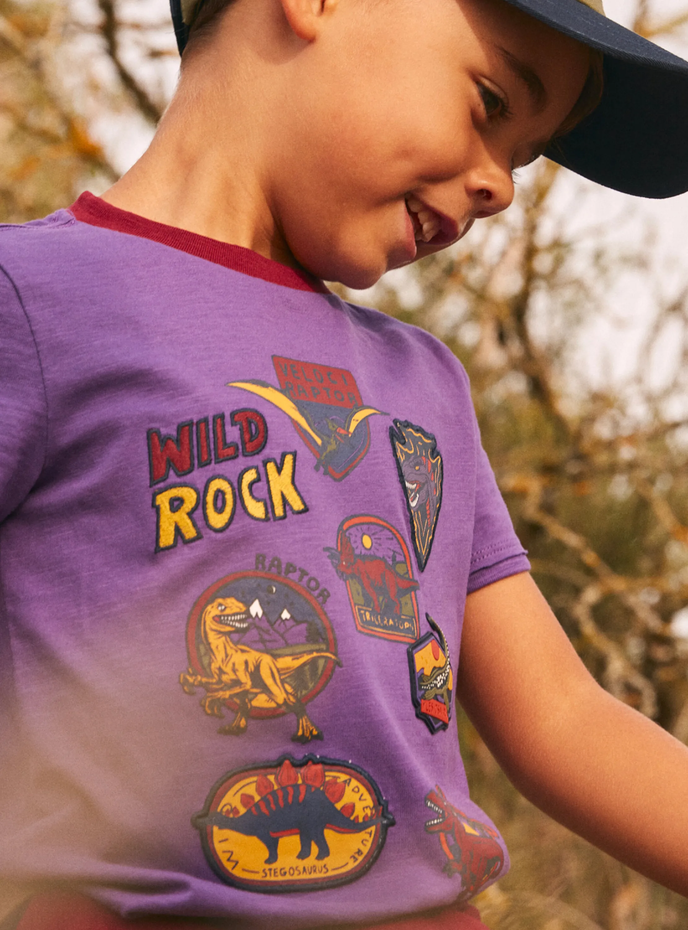 Online Sergent Major Purple TEE SHIRT SS