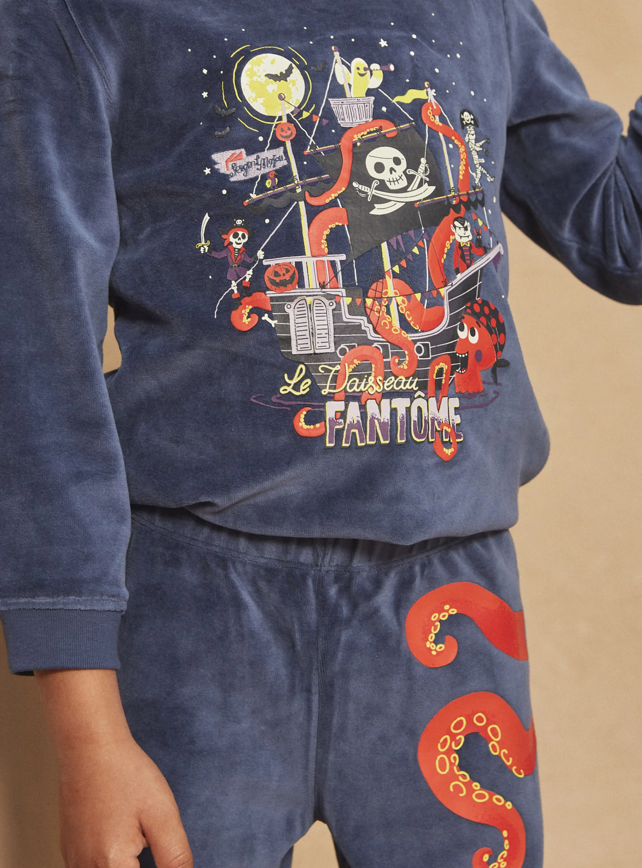 Flash Sale Sergent Major Purple velvet pyjamas and hat