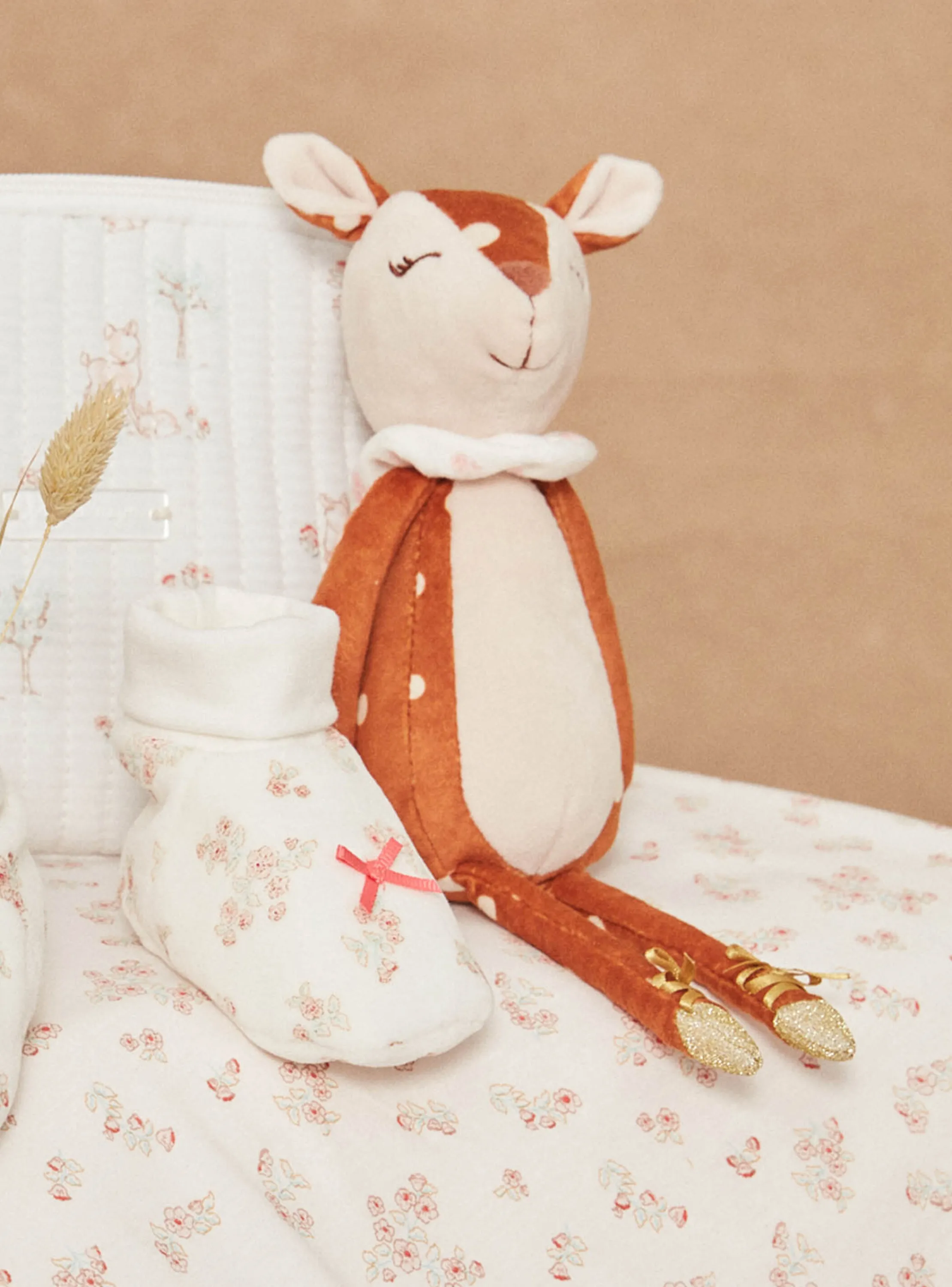 Sale Sergent Major Red and grey doe birth cuddly toy