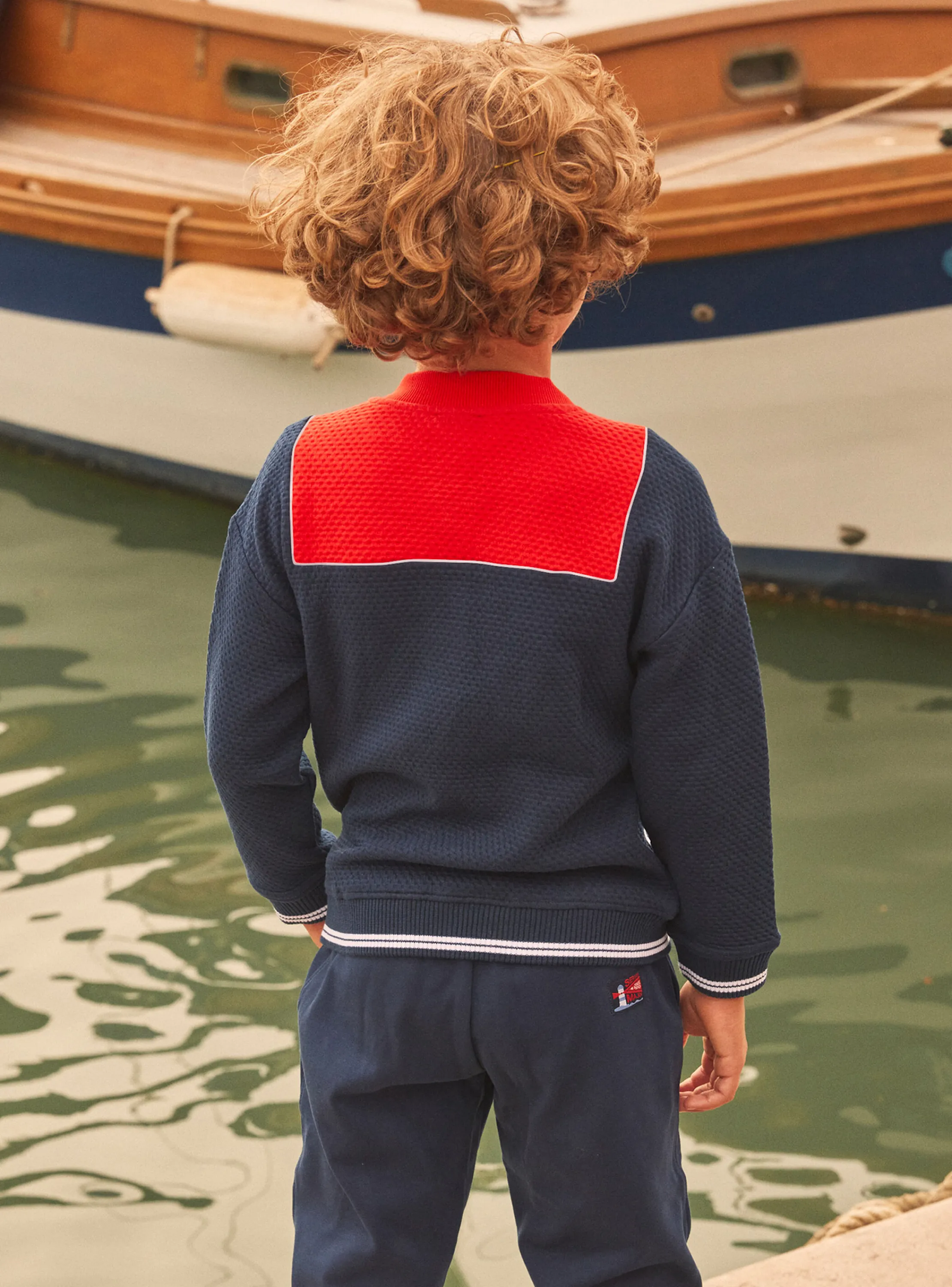 Discount Sergent Major Red KIDS CARDIGAN