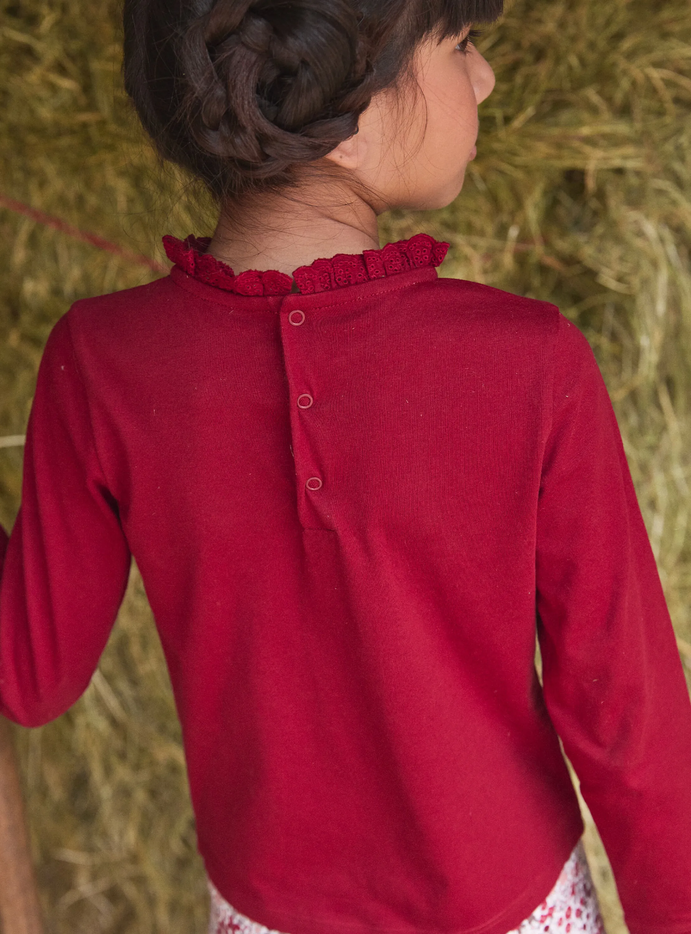 Shop Sergent Major Red TEE SHIRT LS