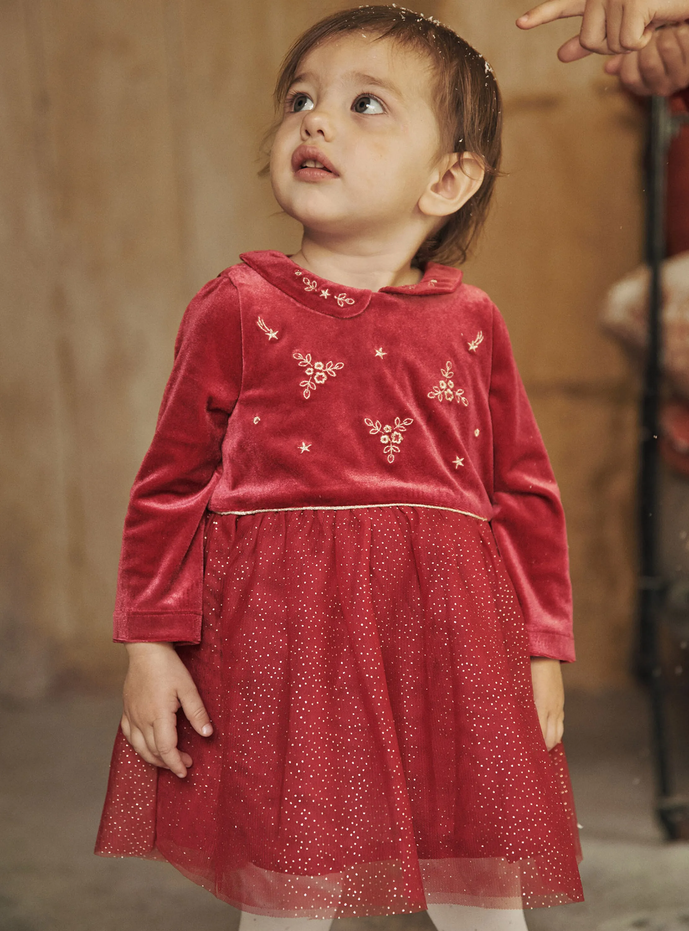 Fashion Sergent Major Red velvet dress