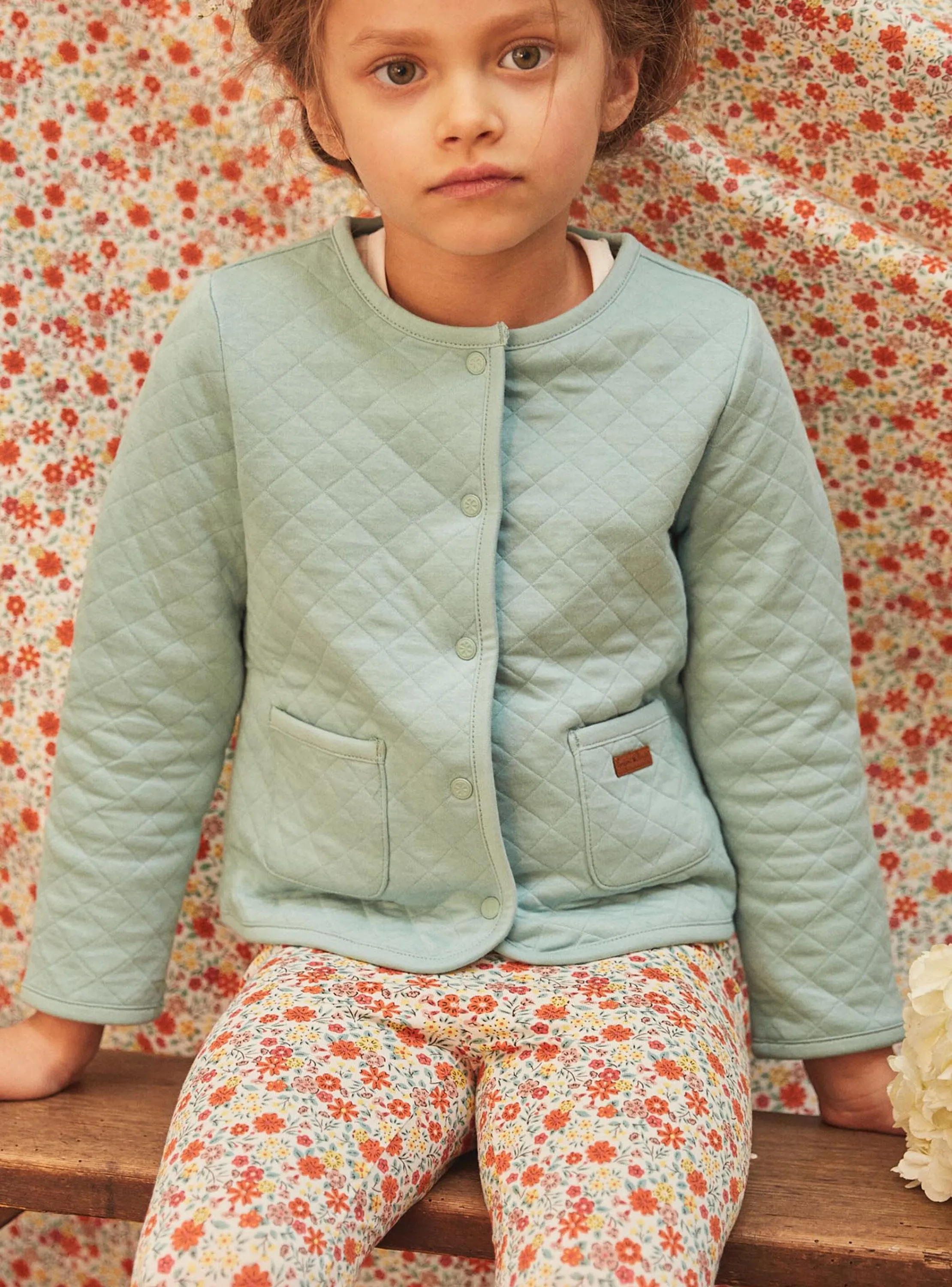 Shop Sergent Major Reversible sage cardigan