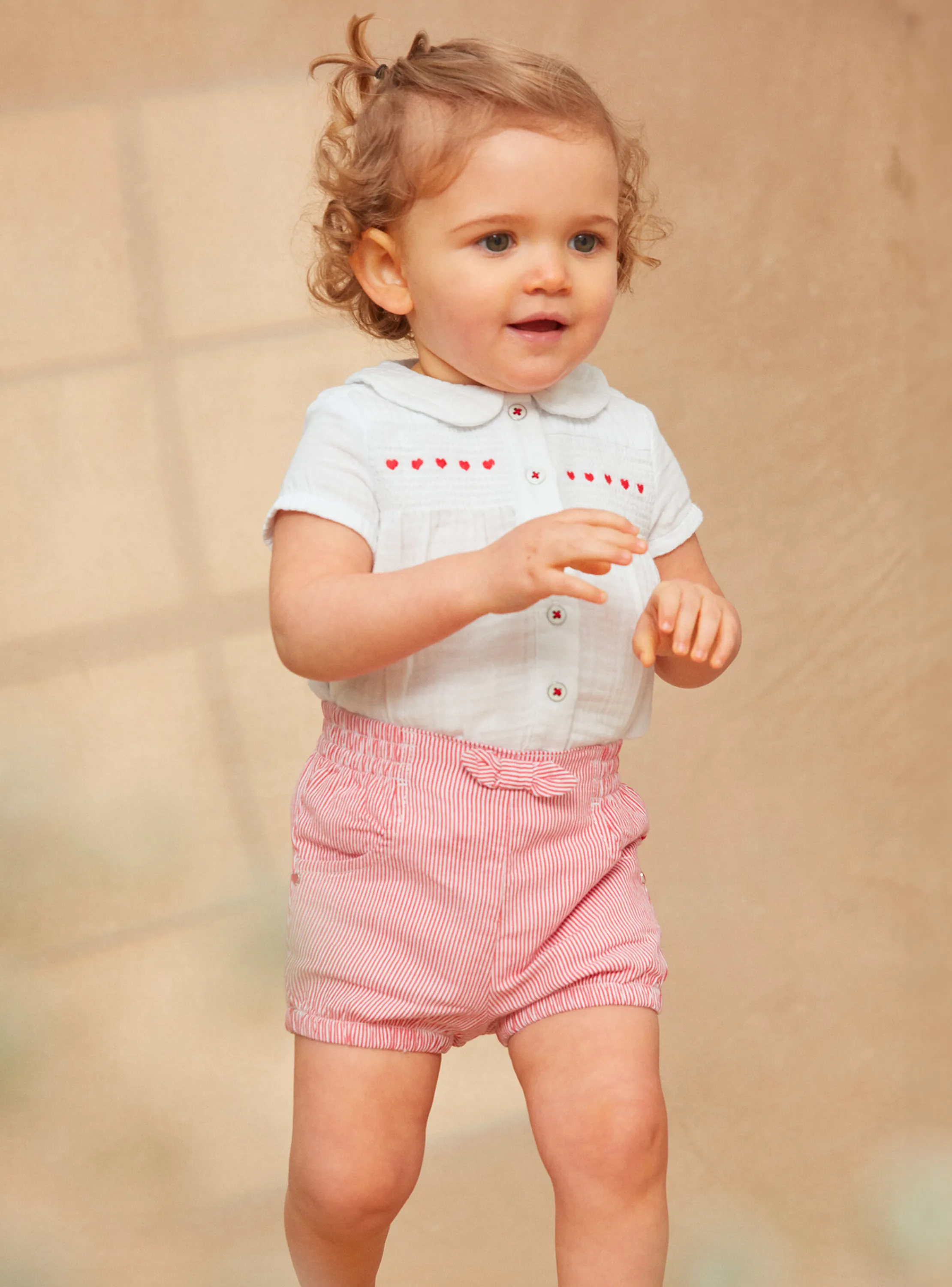 Shop Sergent Major Striped blouse and shorts set