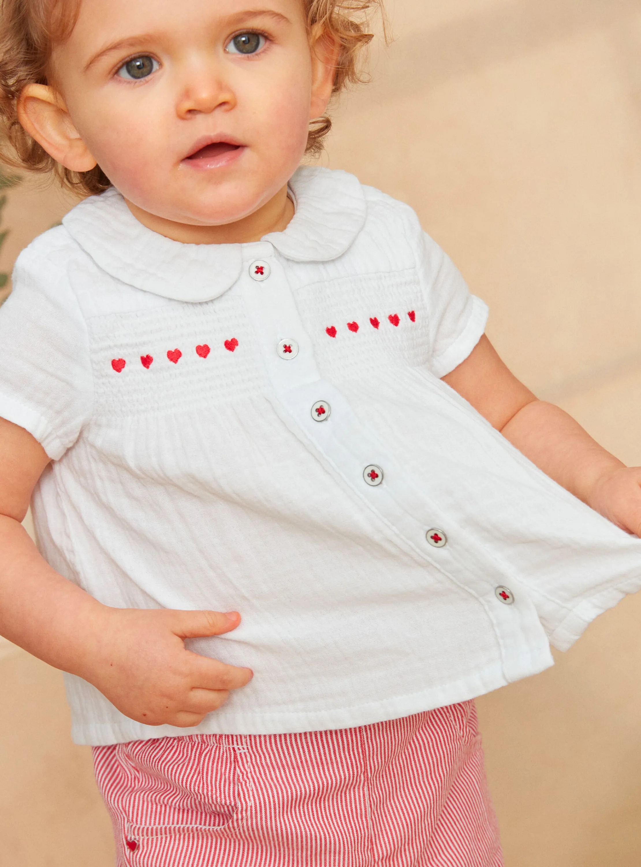 Shop Sergent Major Striped blouse and shorts set