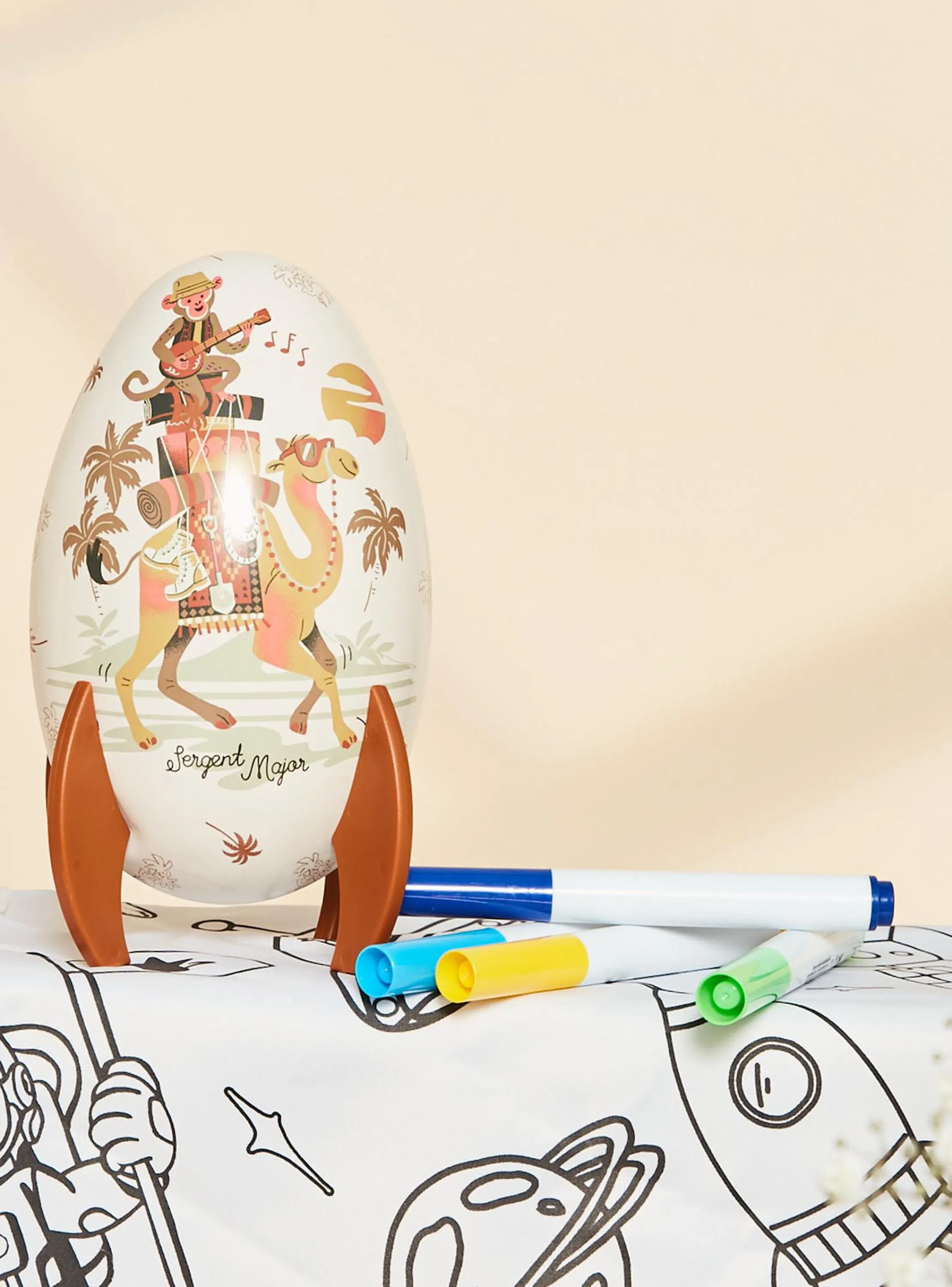 Cheap Sergent Major Surprise Egg Coloring Cape