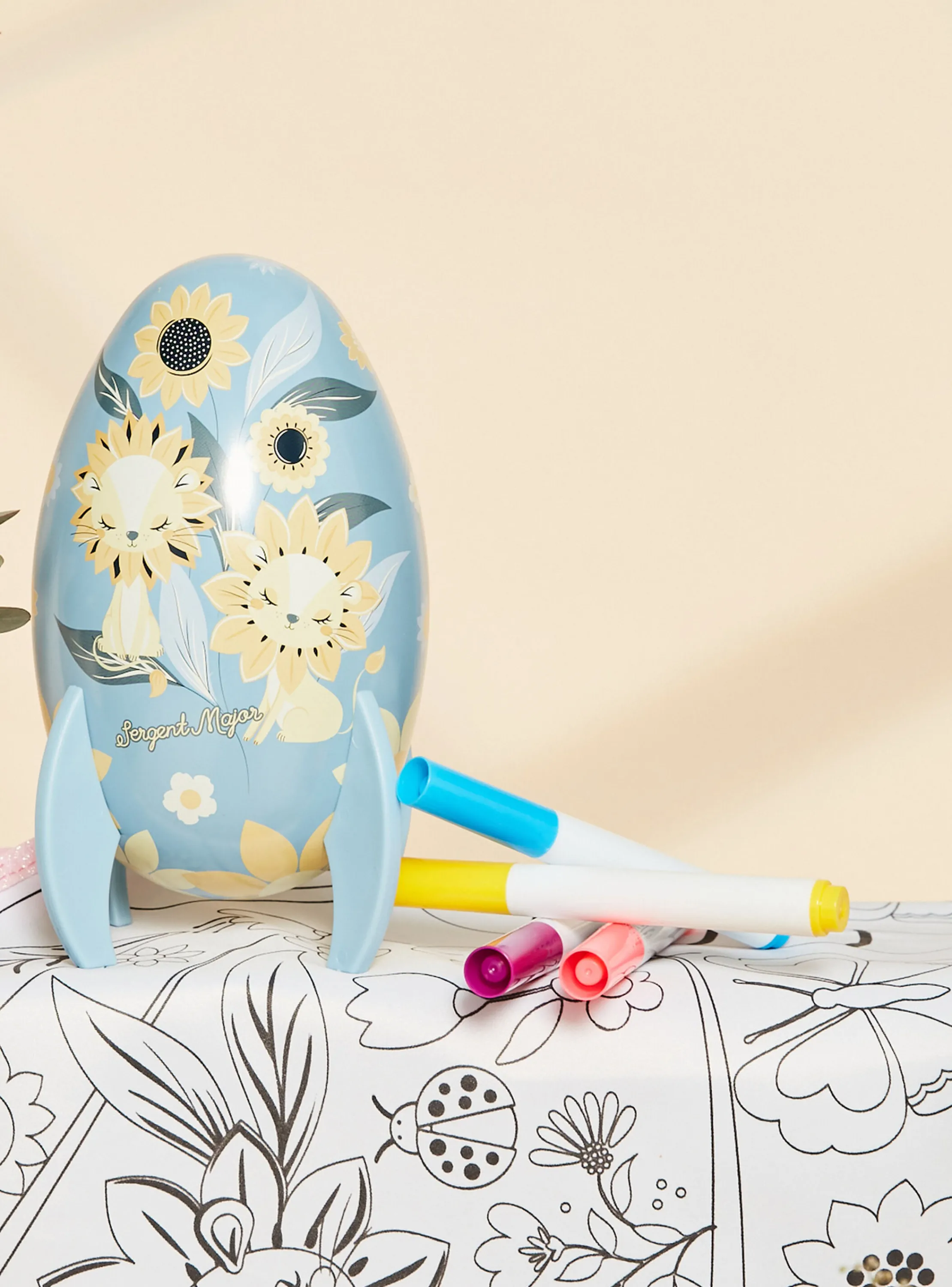 Sale Sergent Major Surprise Egg Coloring Wings