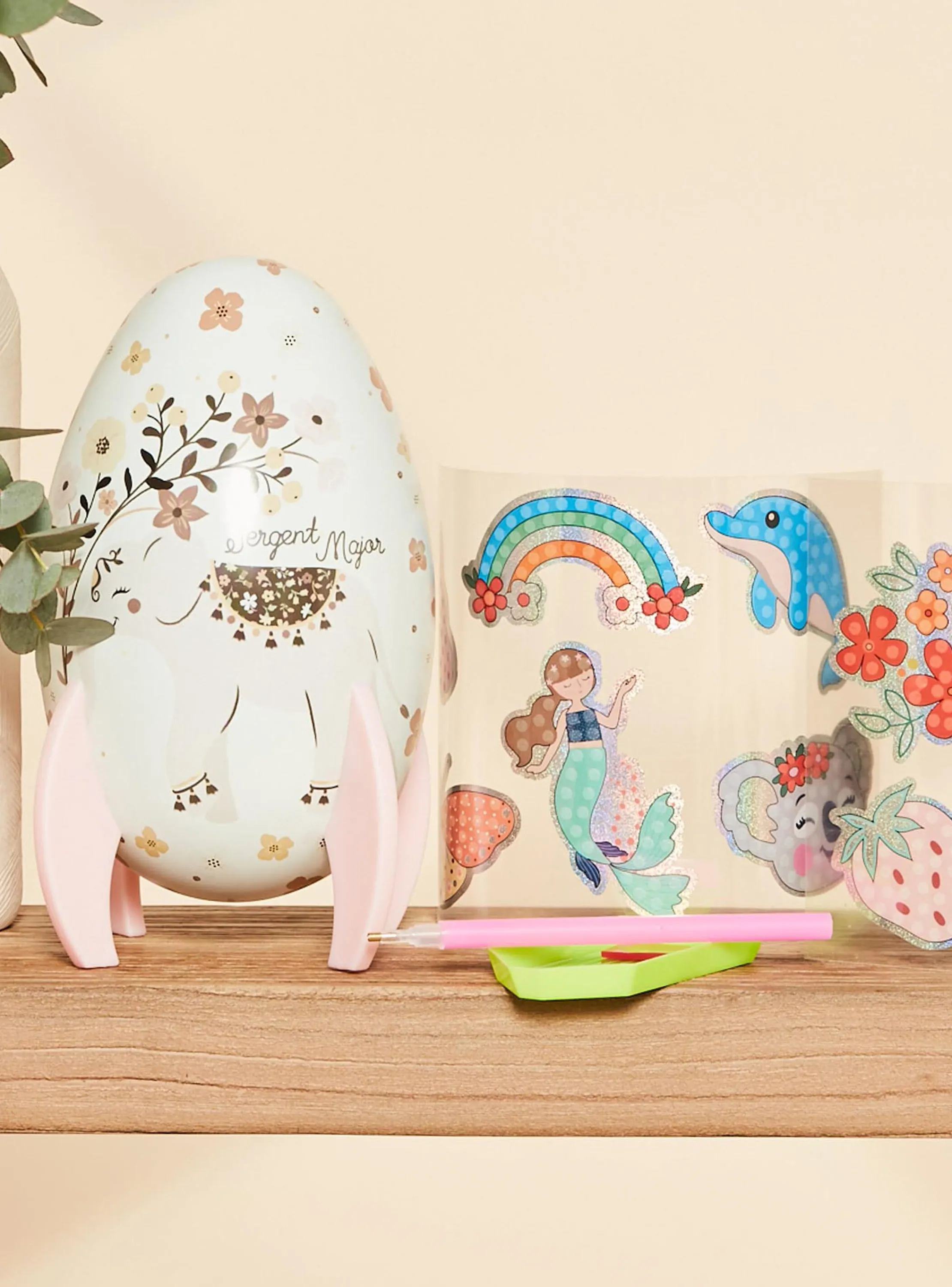 Cheap Sergent Major Surprise Egg with Stickers