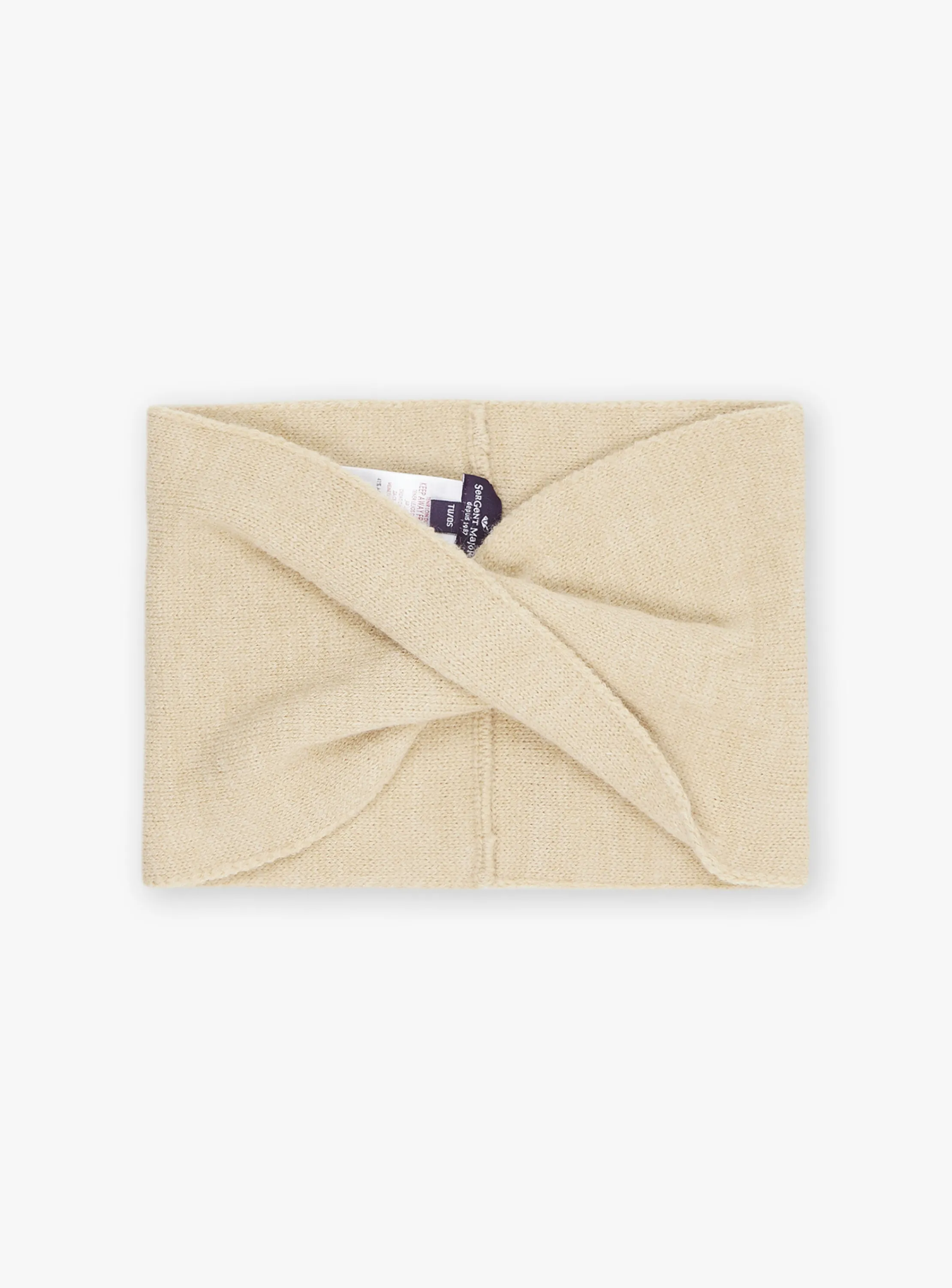 Outlet Sergent Major Taupe knitted headband