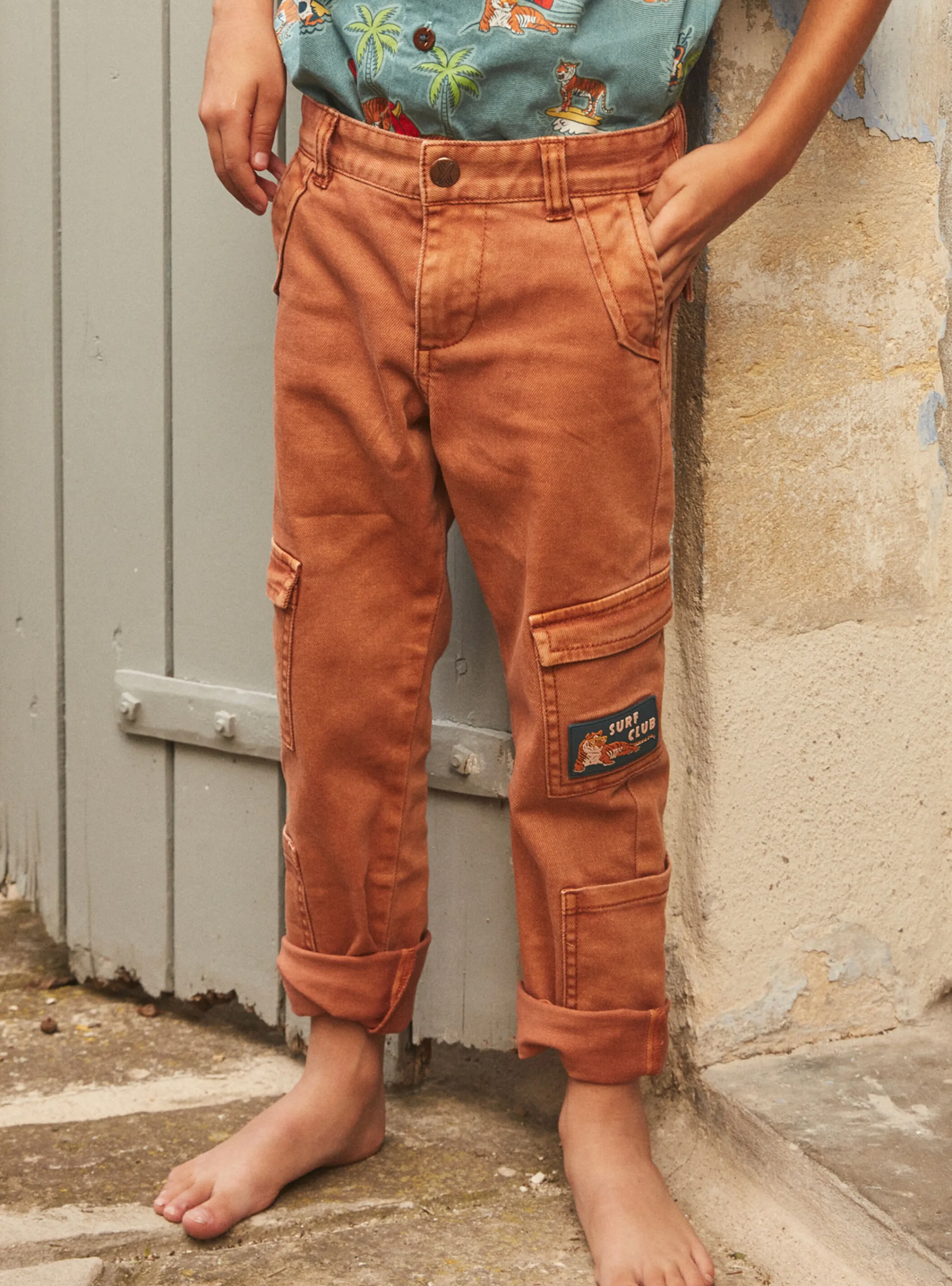 Cheap Sergent Major Terracotta cargo trousers