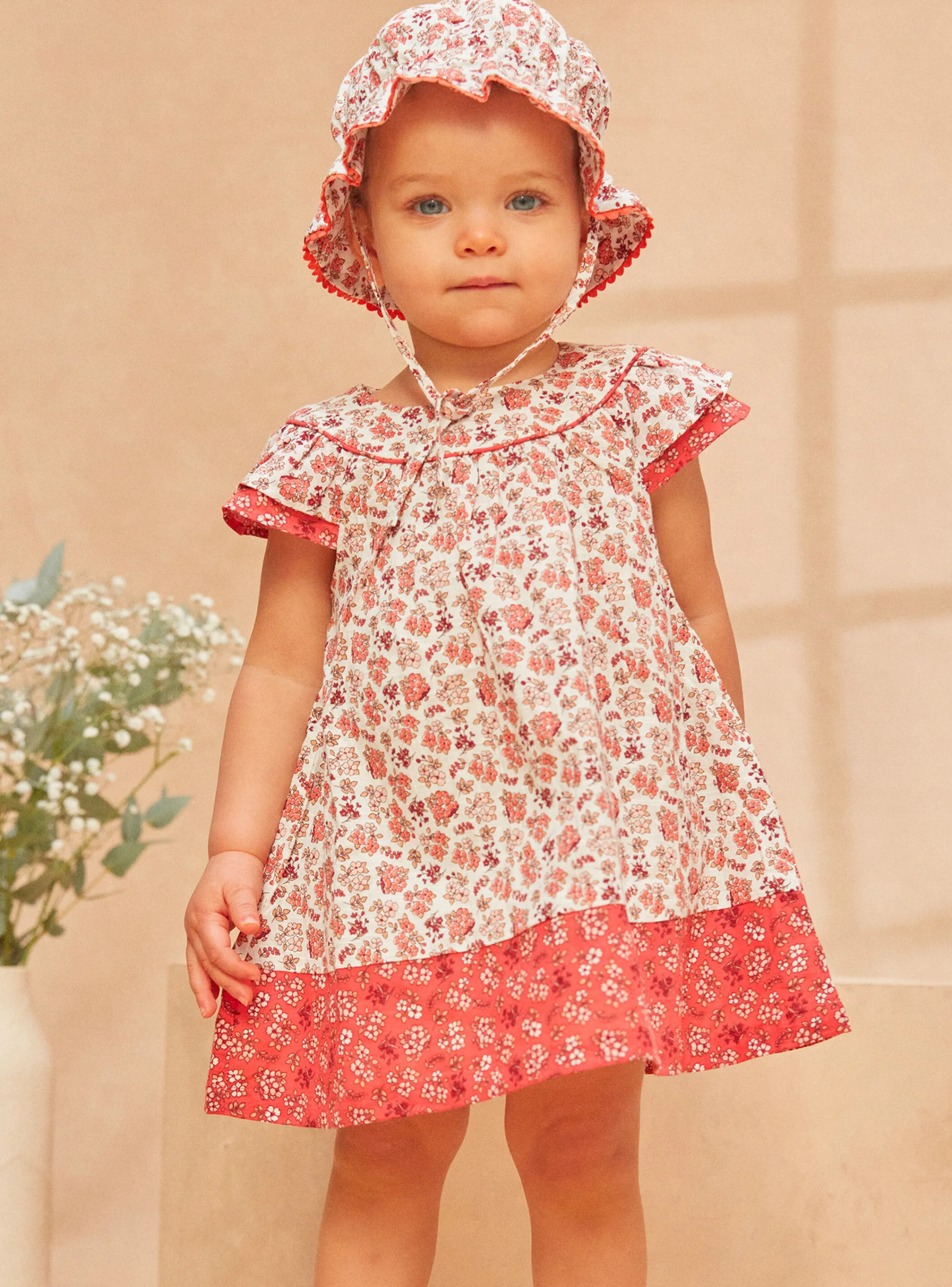 Cheap Sergent Major Terracotta patchwork dress