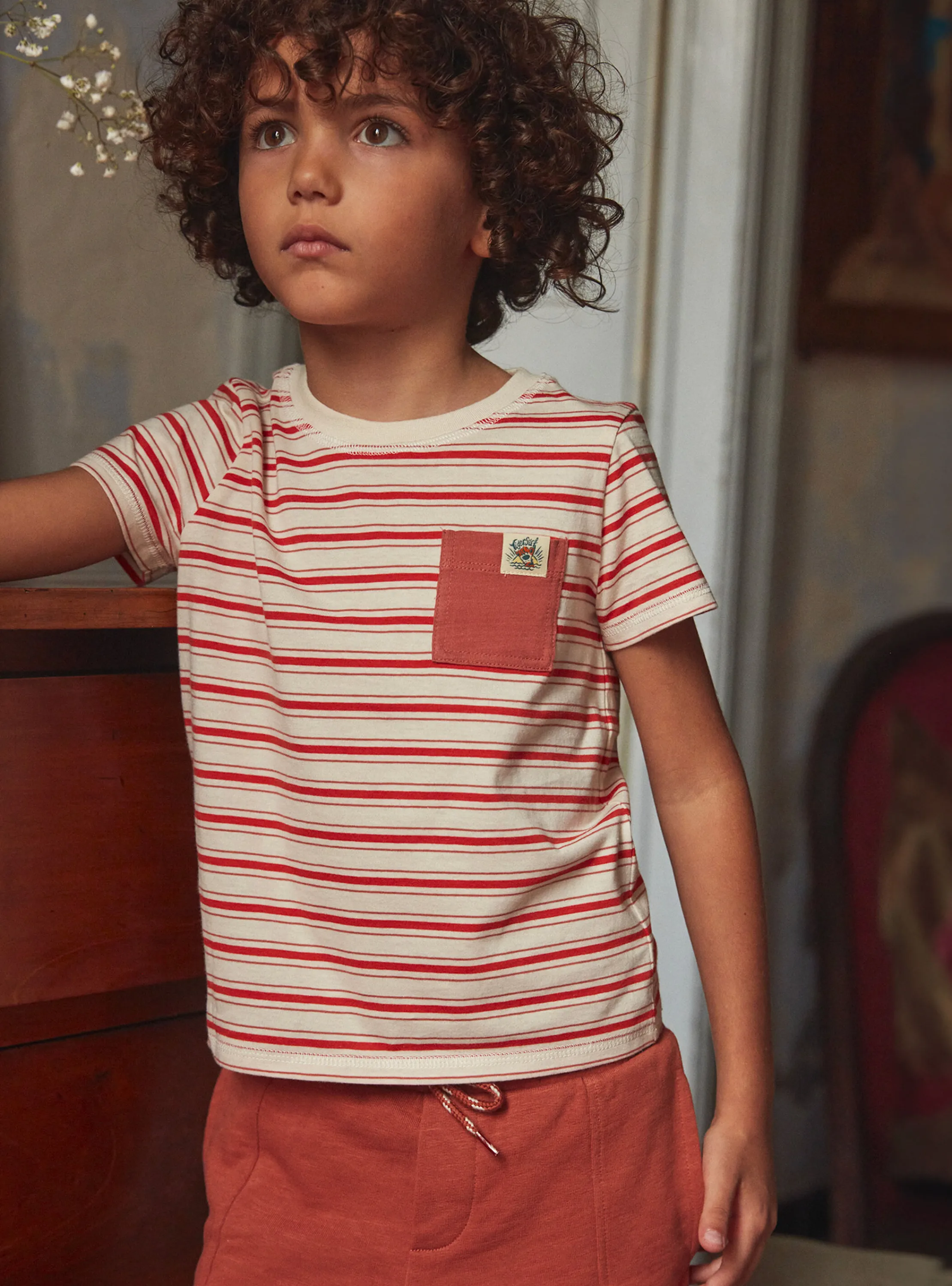 Cheap Sergent Major Terracotta T-shirt with a pocket