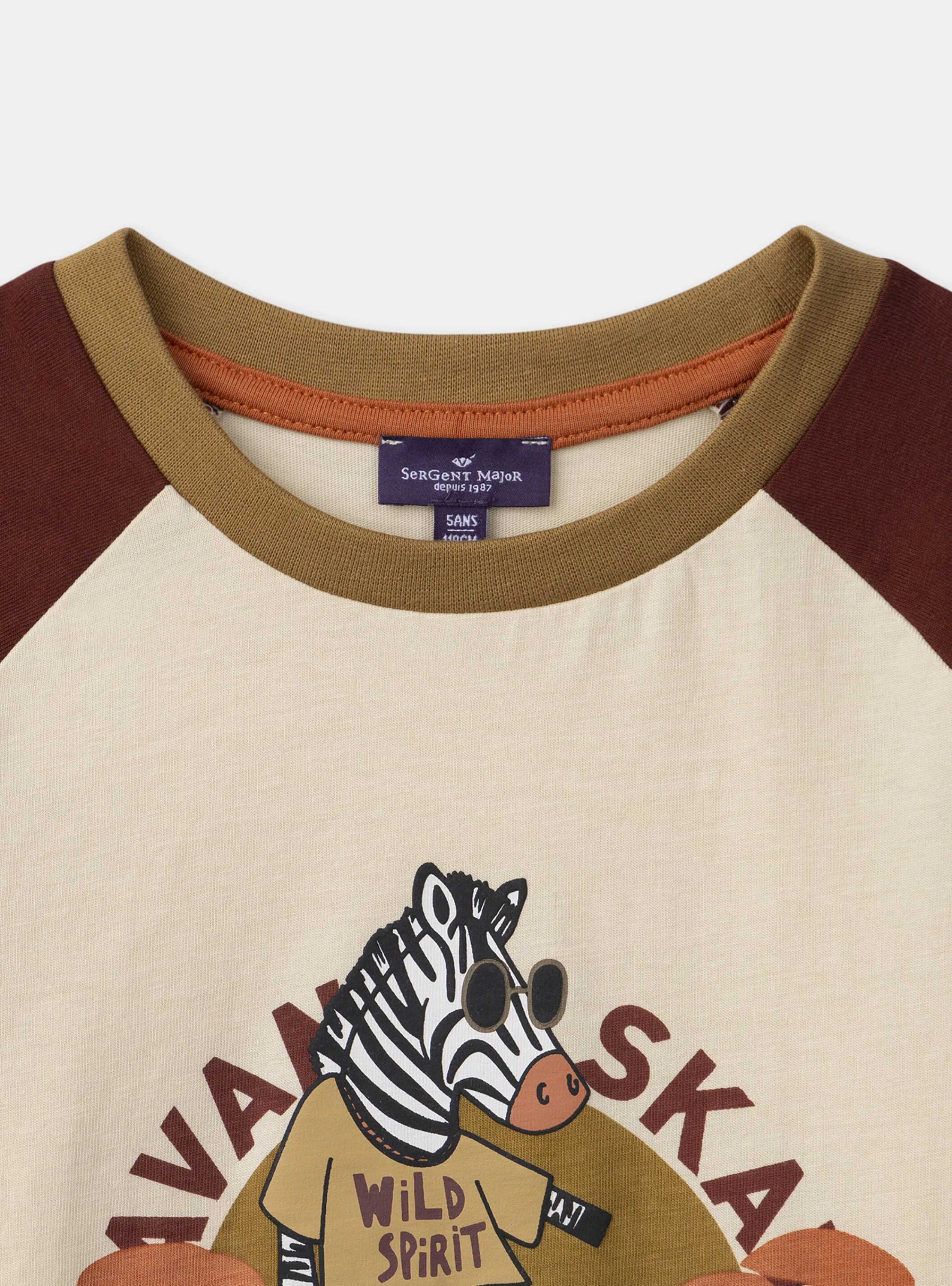 Best Sergent Major Vanilla TEE SHIRT LS