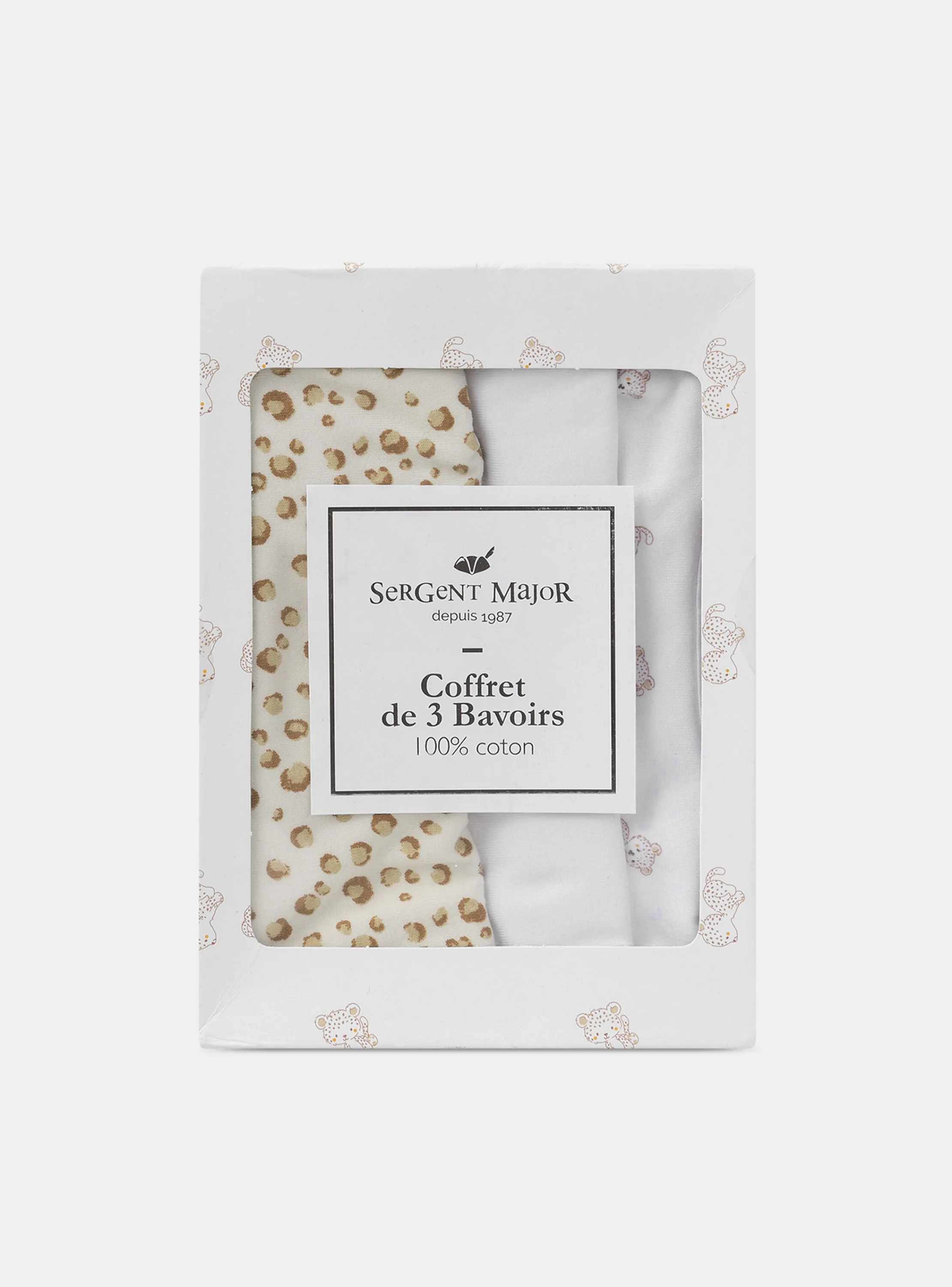 Store Sergent Major White BIB