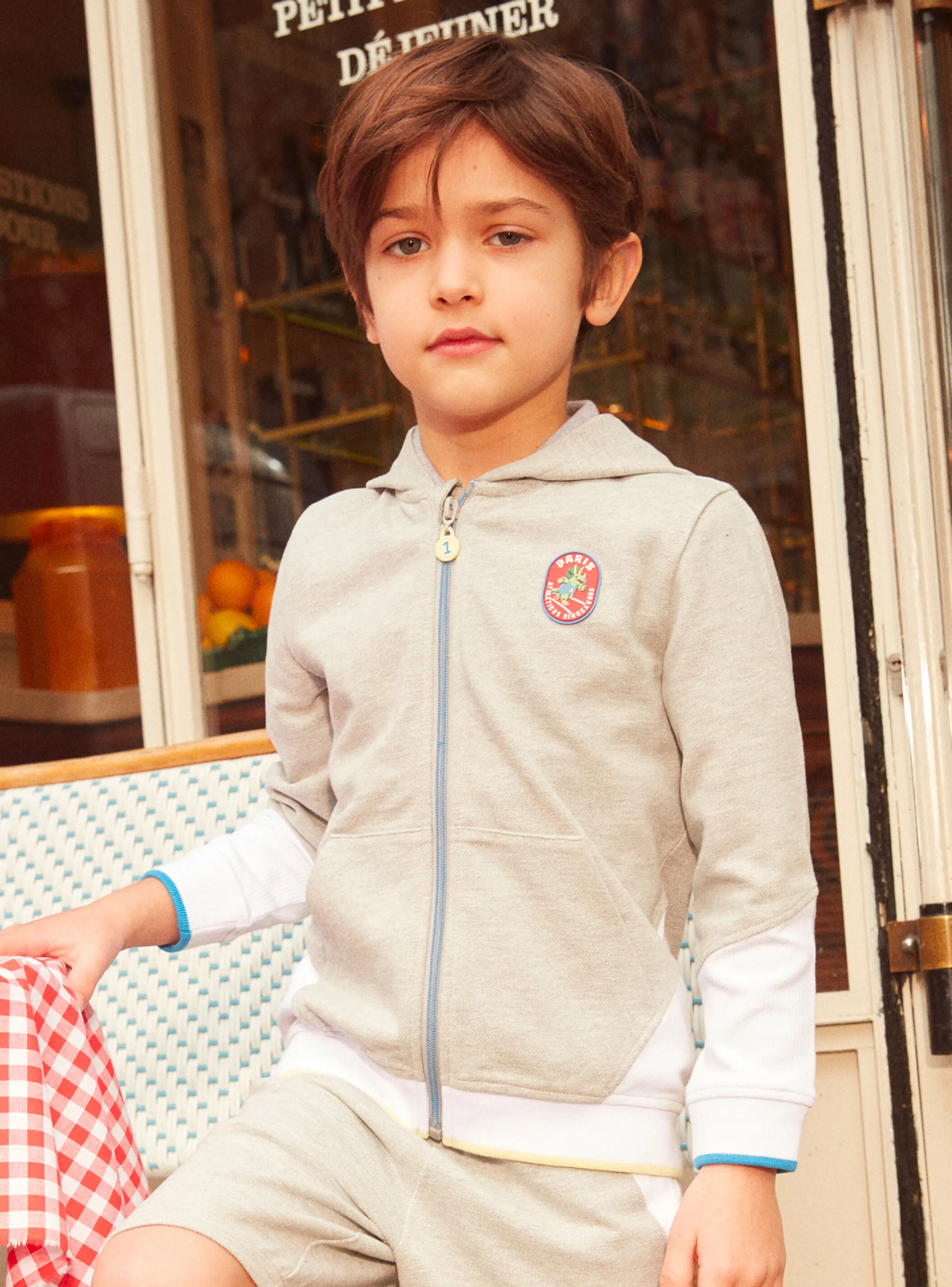 Store Sergent Major White KIDS CARDIGAN