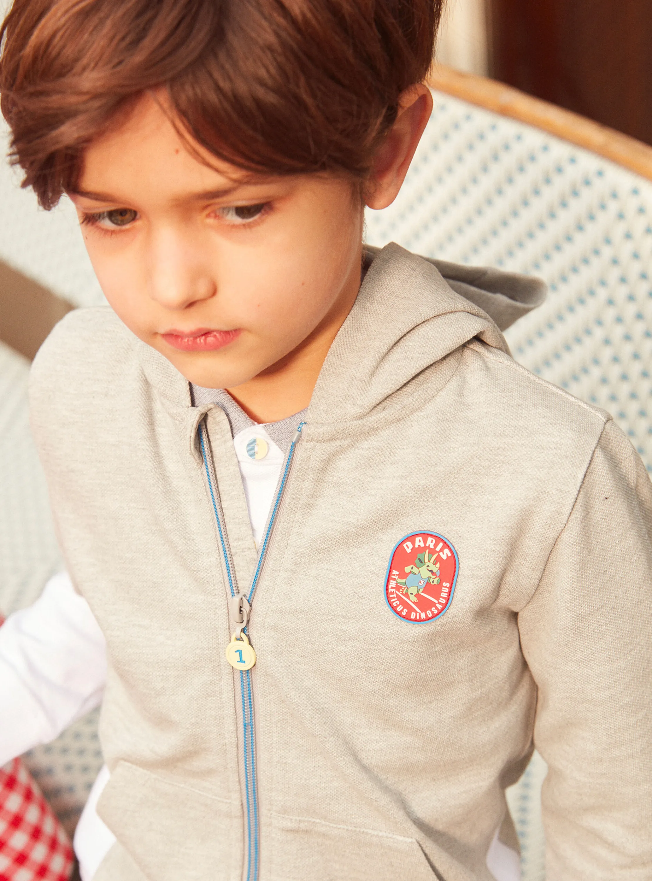 Store Sergent Major White KIDS CARDIGAN