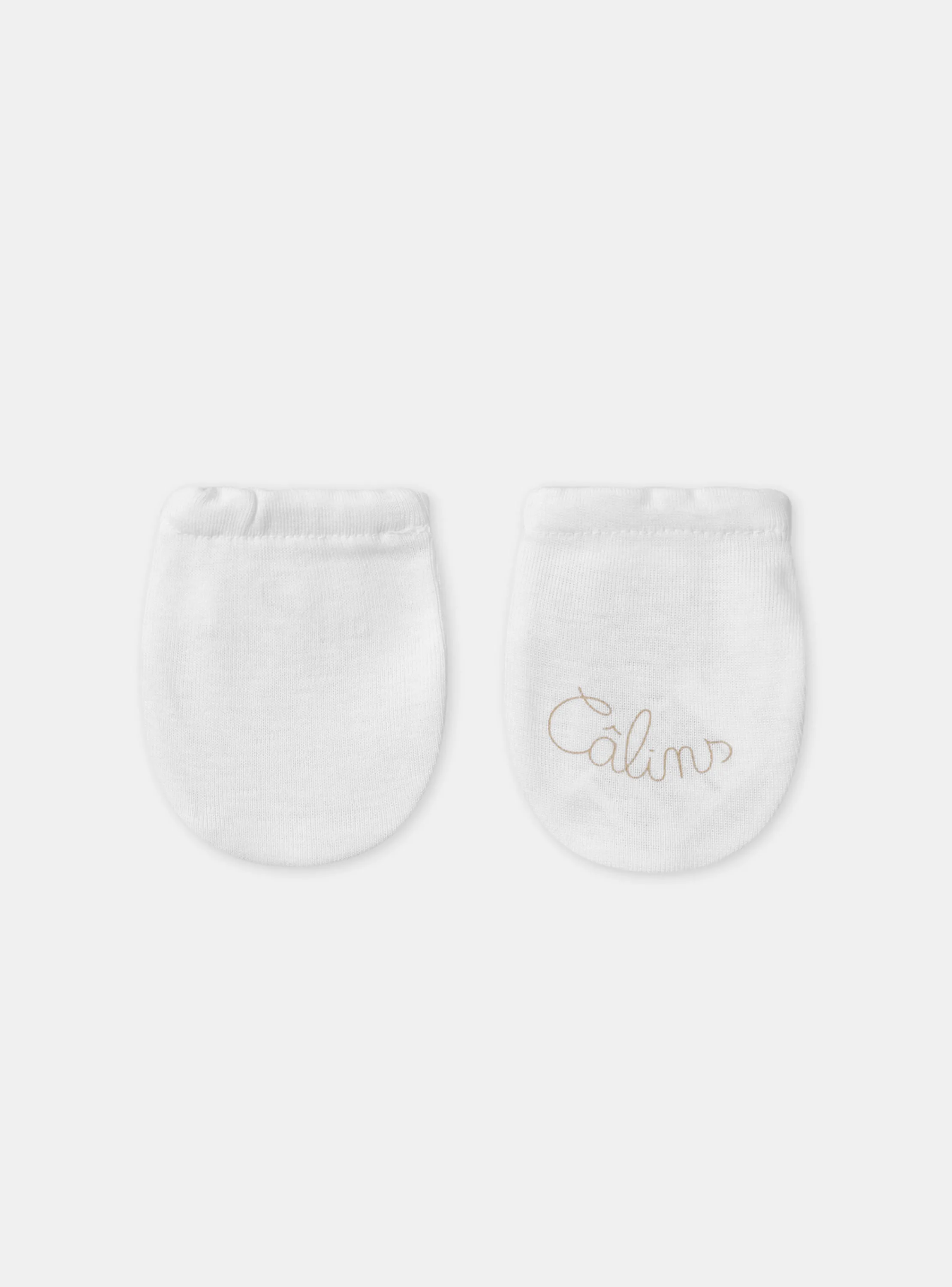 Fashion Sergent Major White NEWBORN MITTENS