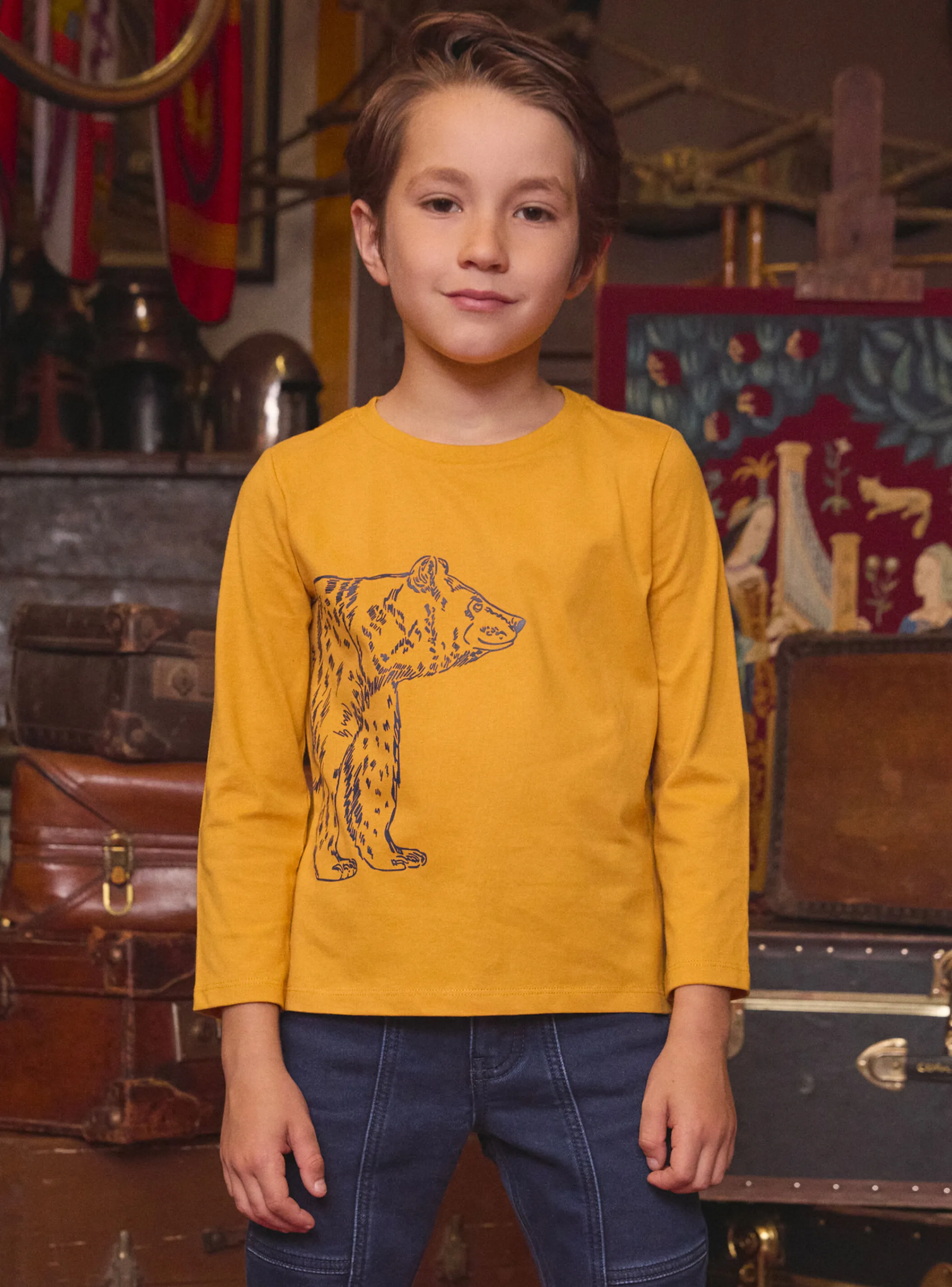 Cheap Sergent Major Yellow TEE SHIRT LS
